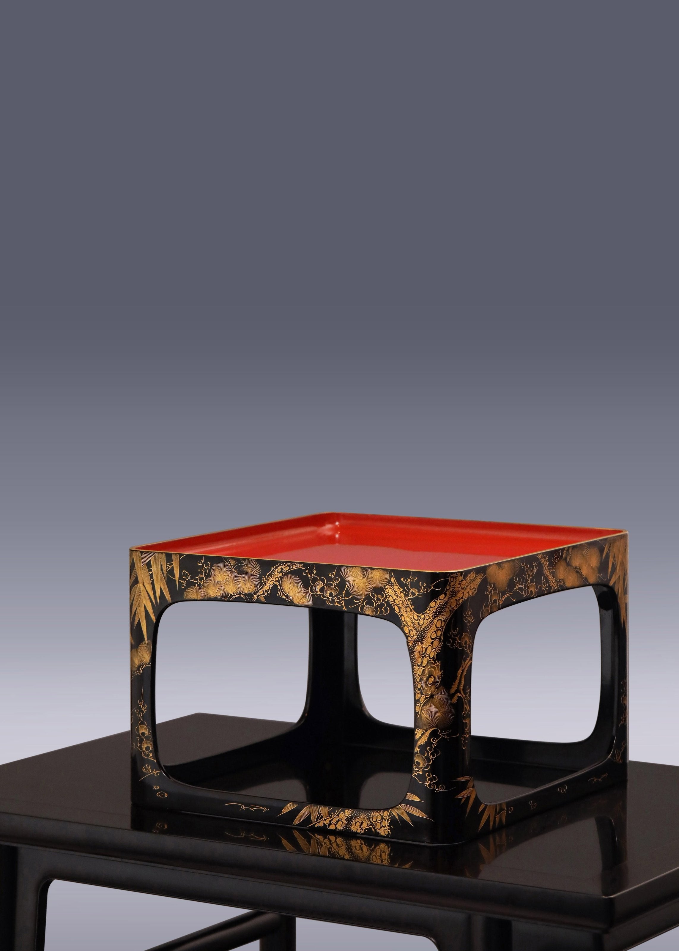 A large lacquer teahouse in Wajima, Japan, dating back to the Meiji period.