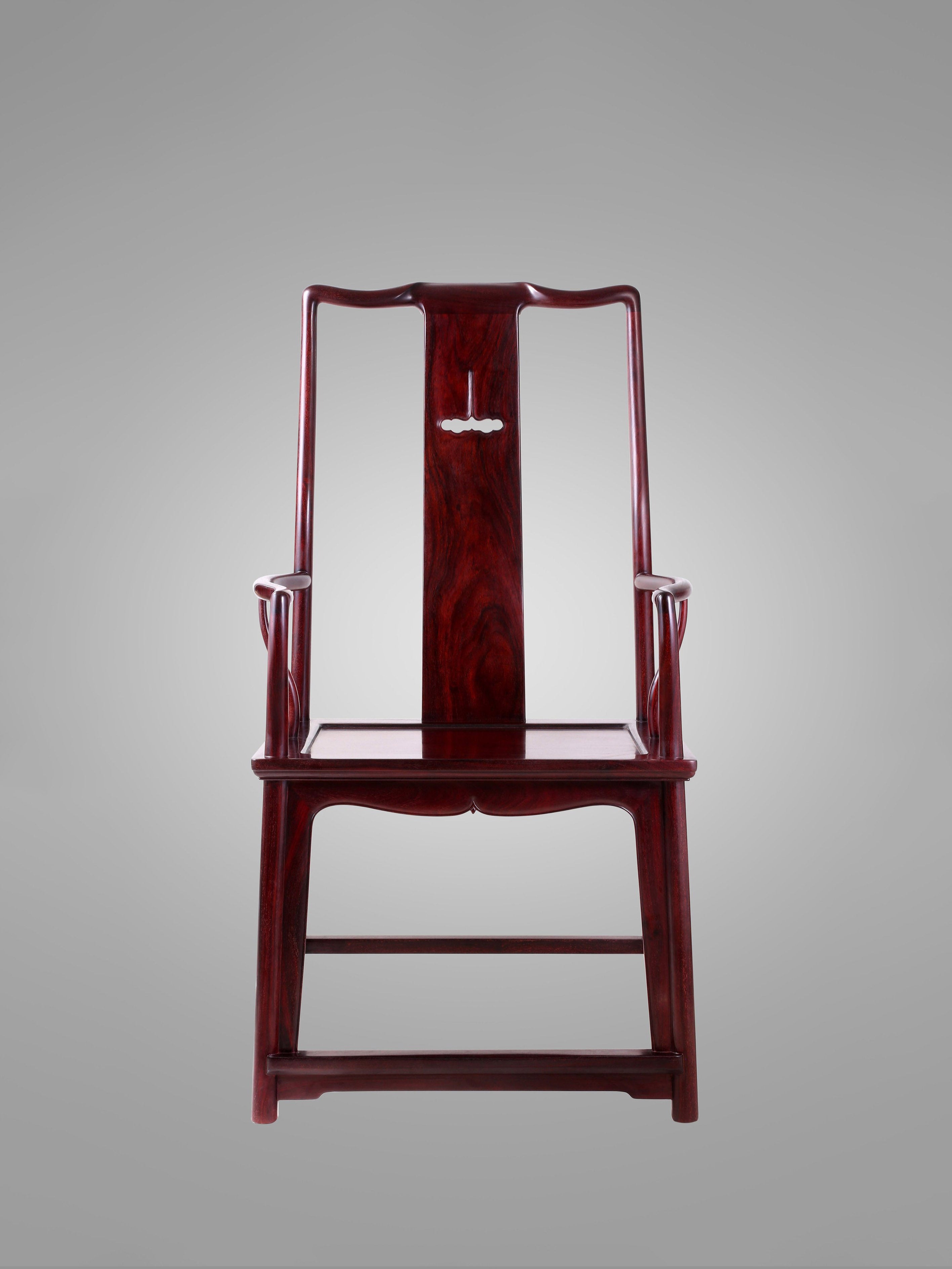 Zambian Bloodwood Southern Official's Hat Chair