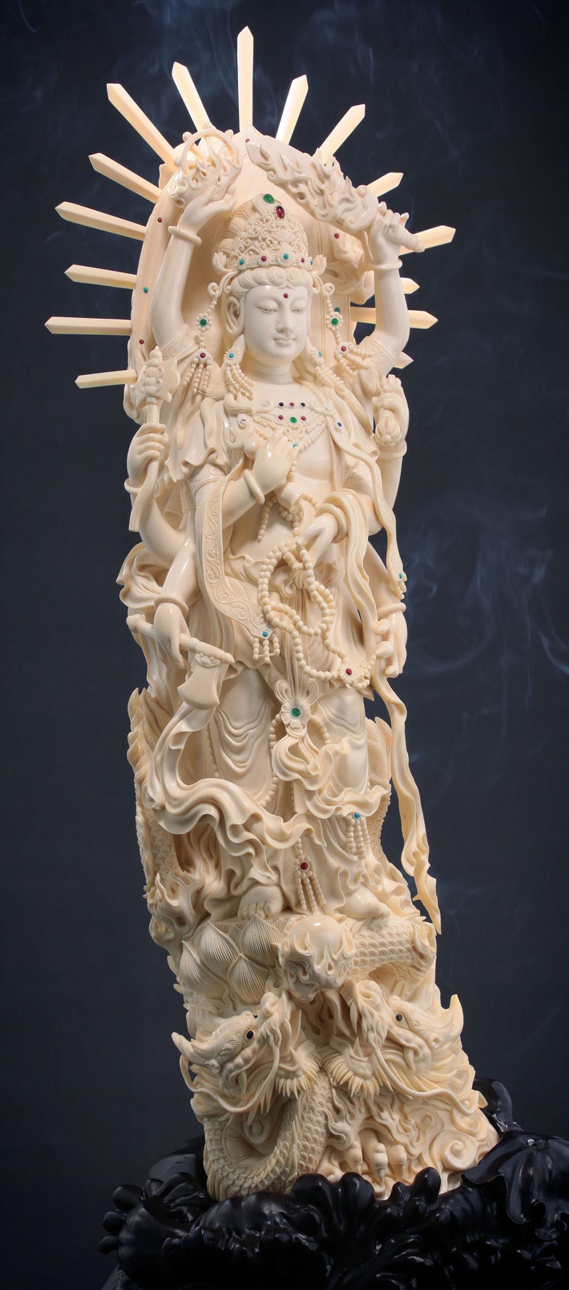 The Three Jewels bring blessings and wisdom.