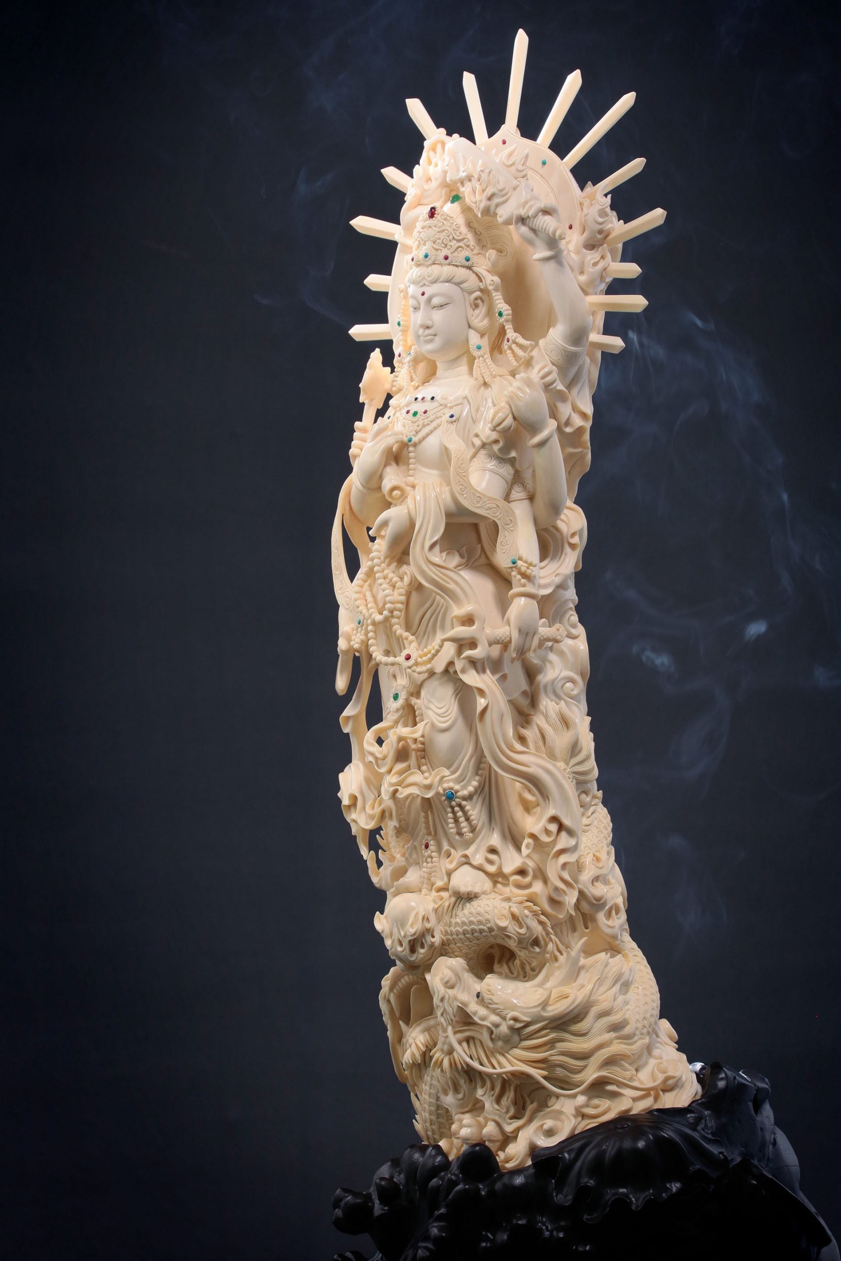 The Three Jewels bring blessings and wisdom.