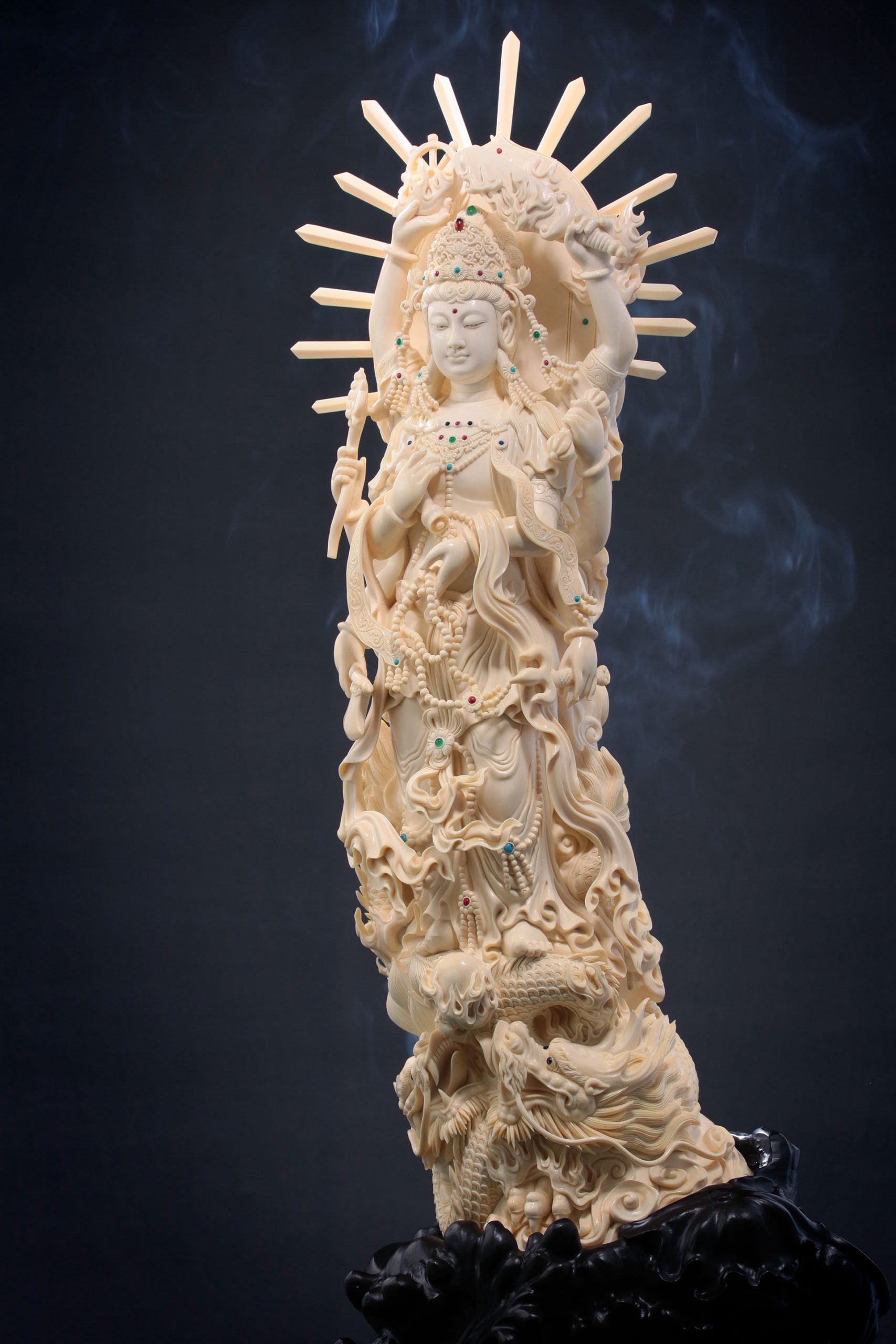 The Three Jewels bring blessings and wisdom.