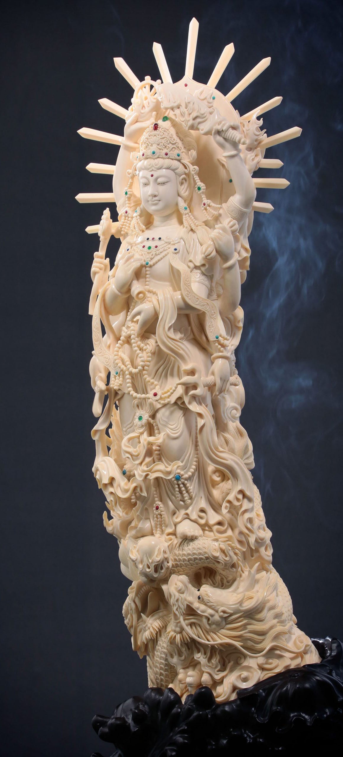 The Three Jewels bring blessings and wisdom.