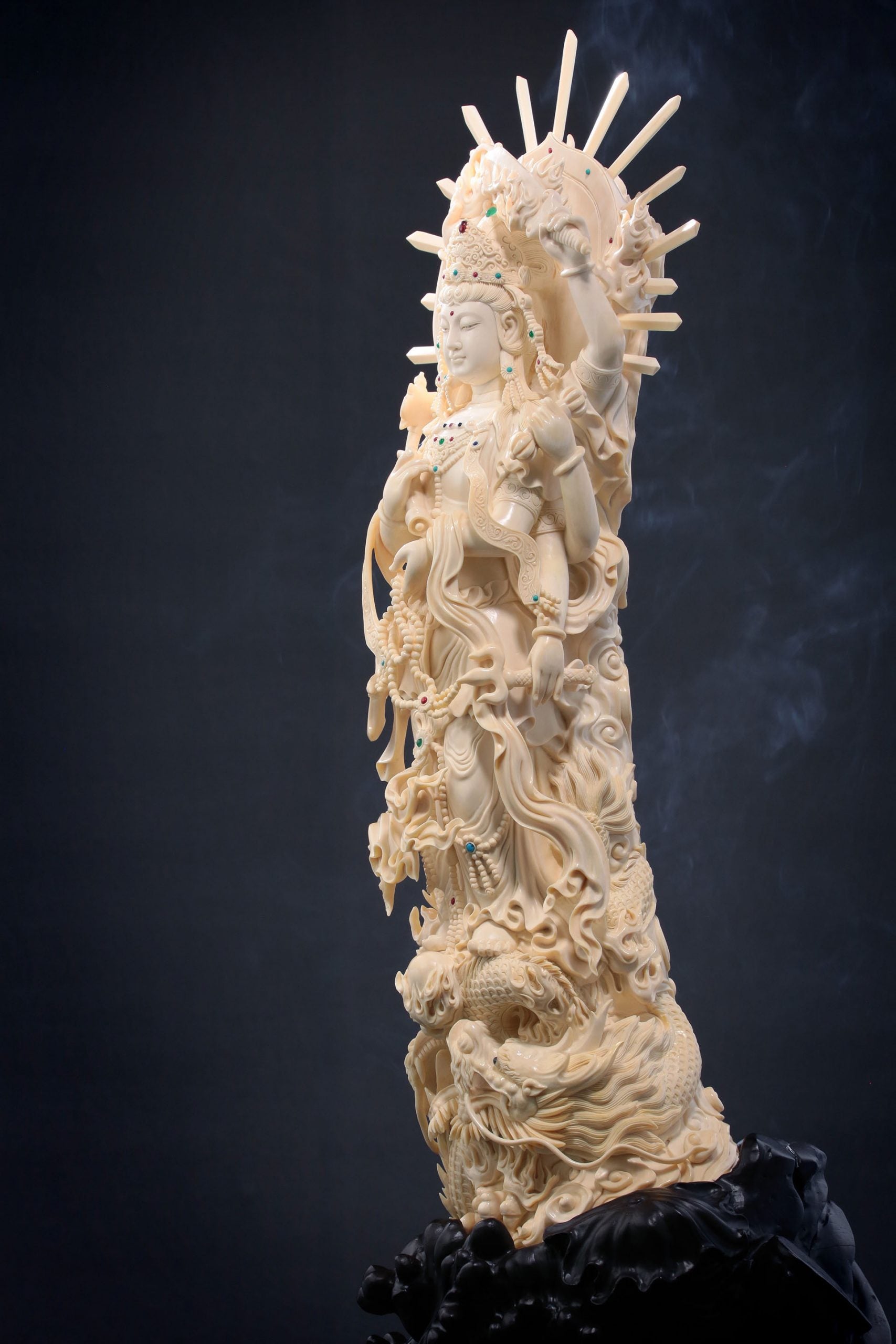 The Three Jewels bring blessings and wisdom.