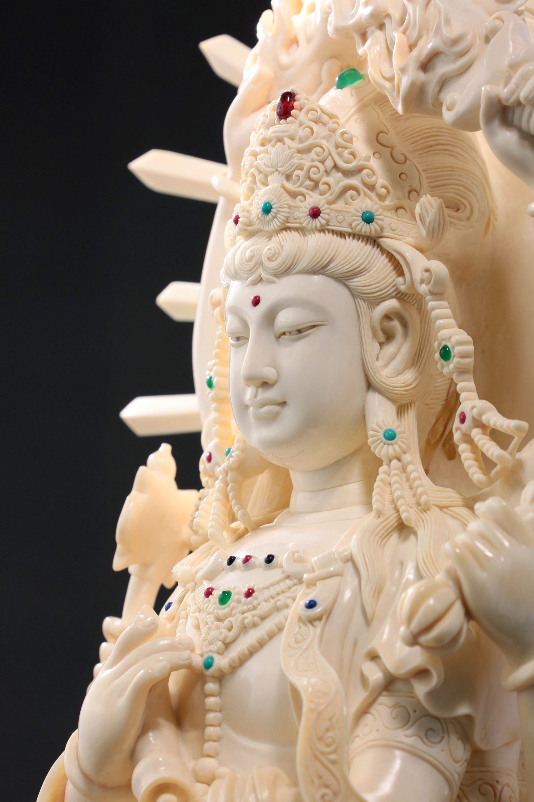 The Three Jewels bring blessings and wisdom.