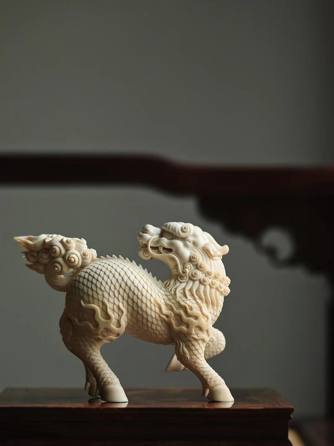 Auspicious Qilin on the Desk