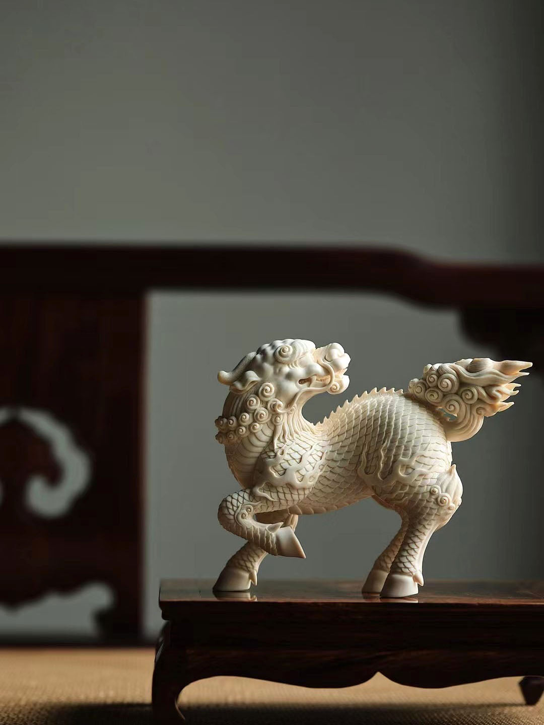 Auspicious Qilin on the Desk