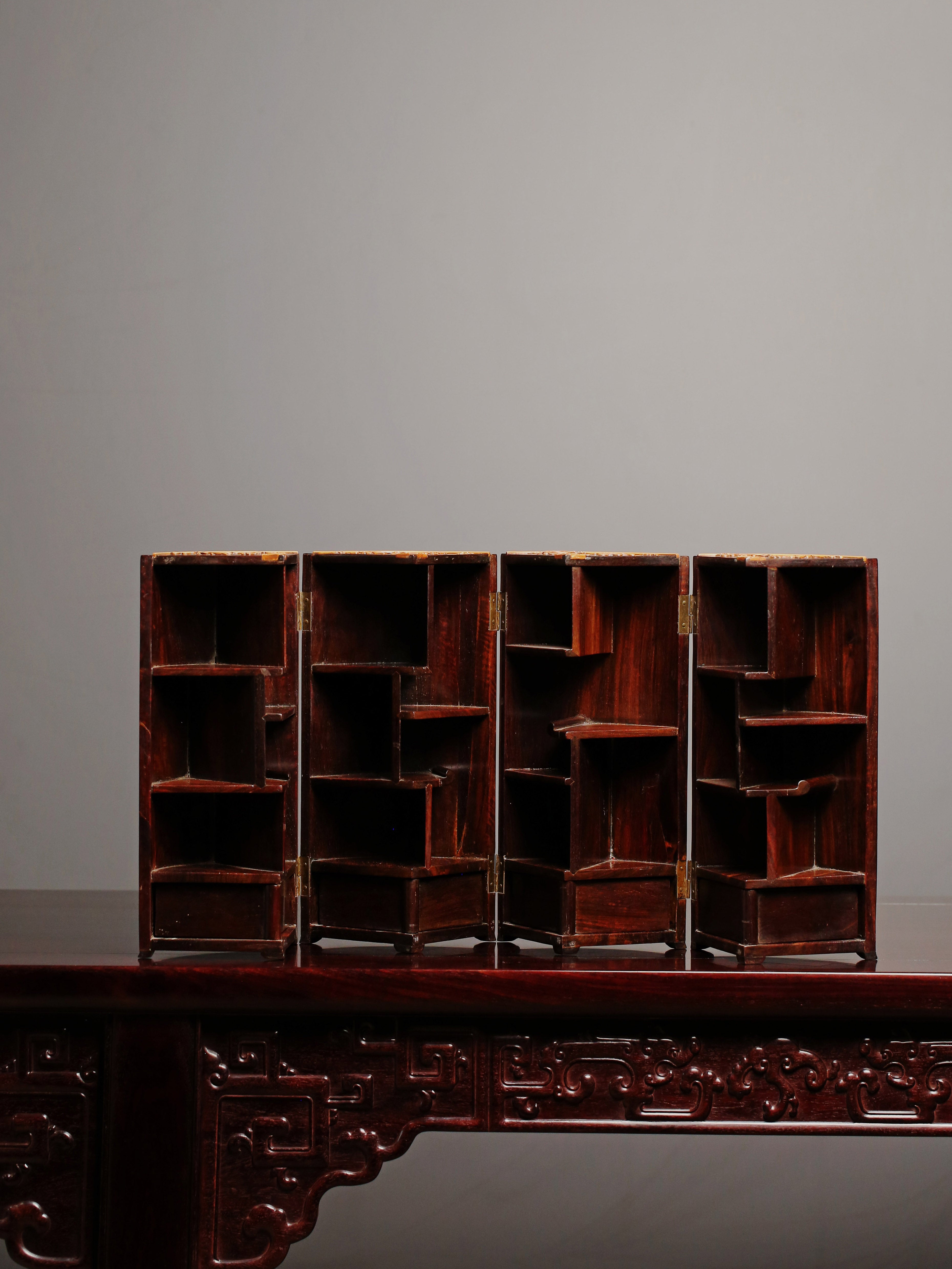 Eight Treasure Round Cabinet