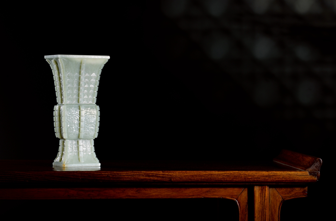 Rosewood Inlaid Scholar and Phoenix Pattern Screen