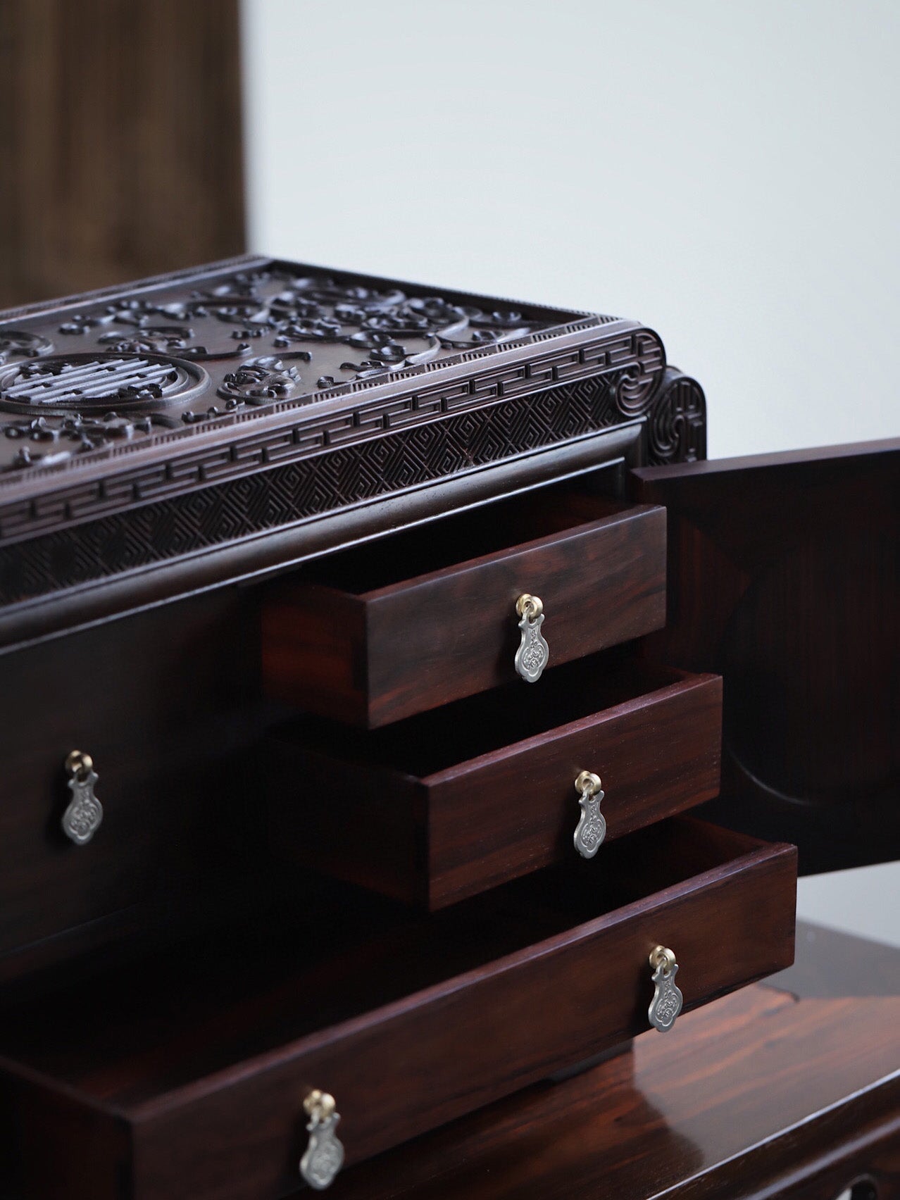 Rosewood Inlaid Box