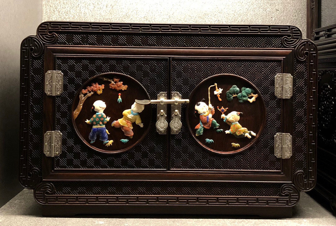 Rosewood Inlaid Box