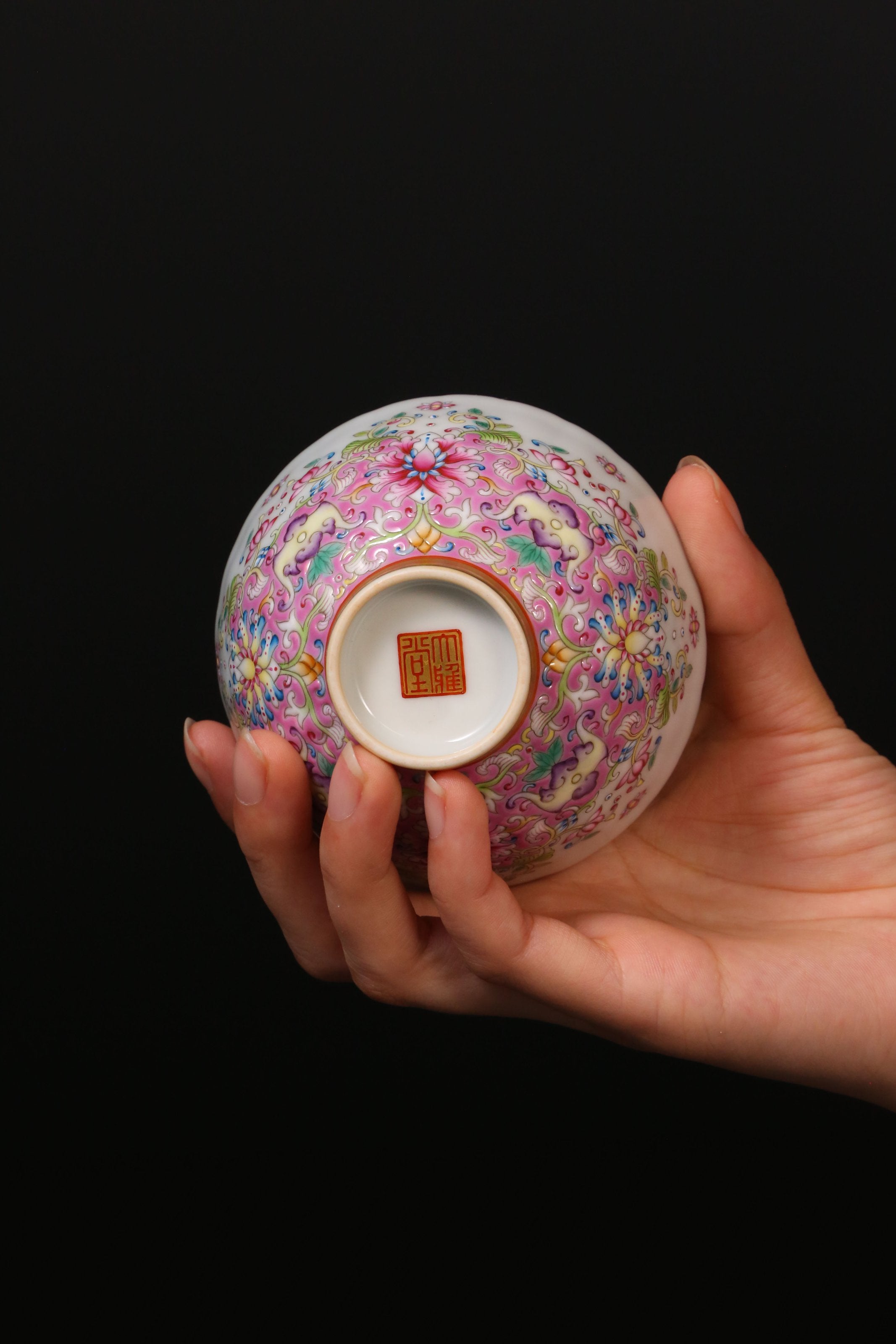 Dayazhai Lotus and Chrysanthemum Petal Cup