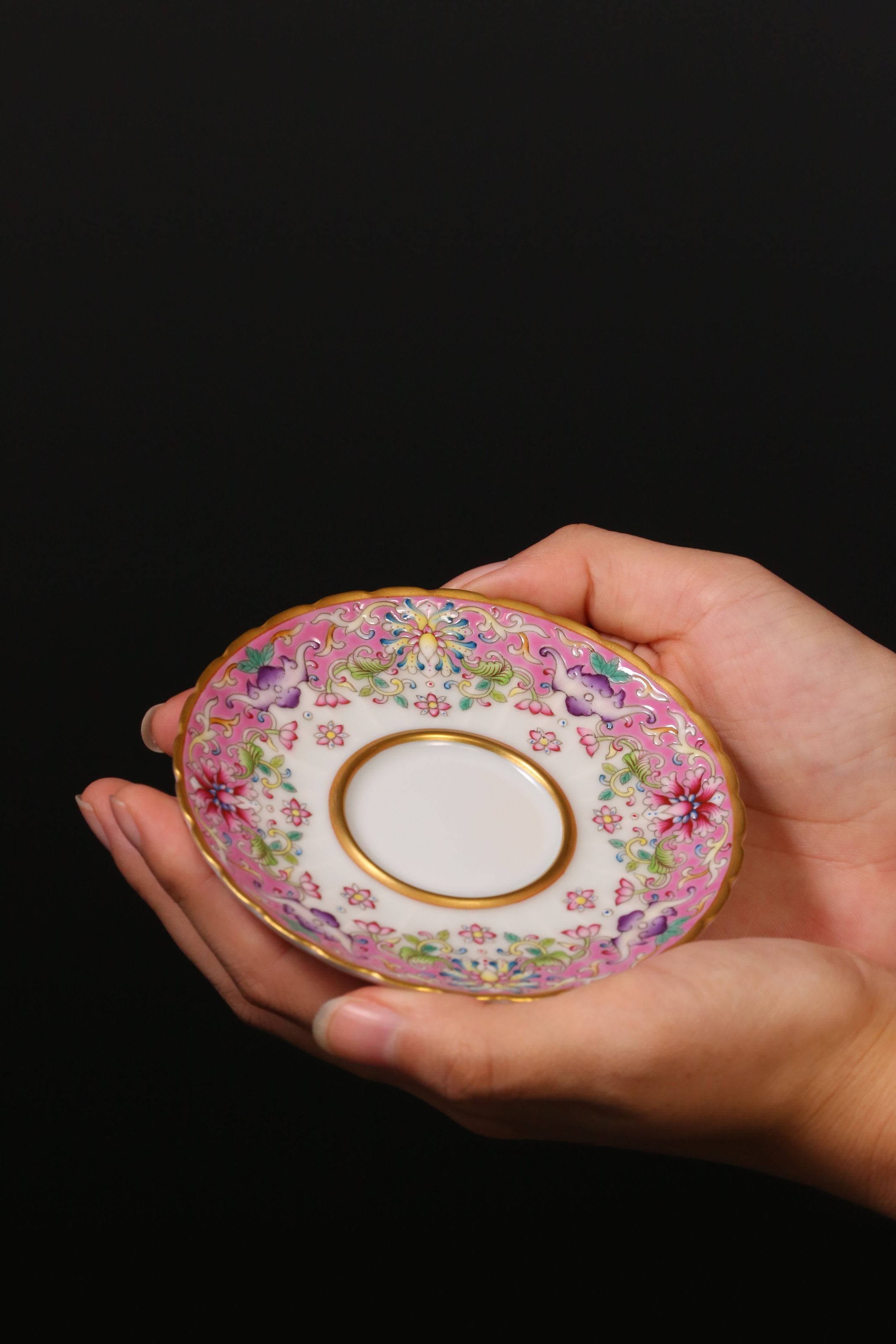 Dayazhai Lotus and Chrysanthemum Petal Cup