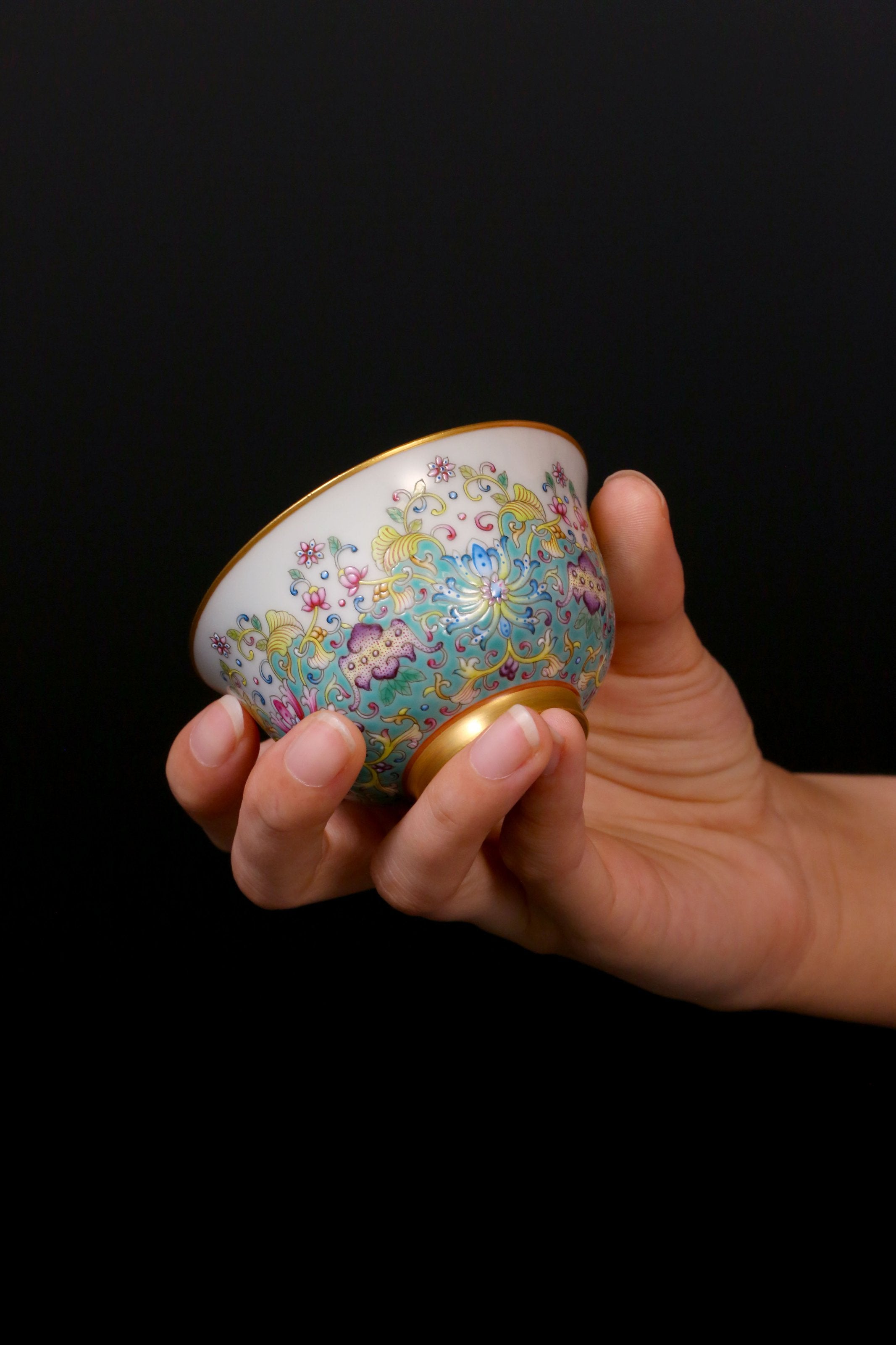 Lotus Blossom Cup with Sloping Mouth