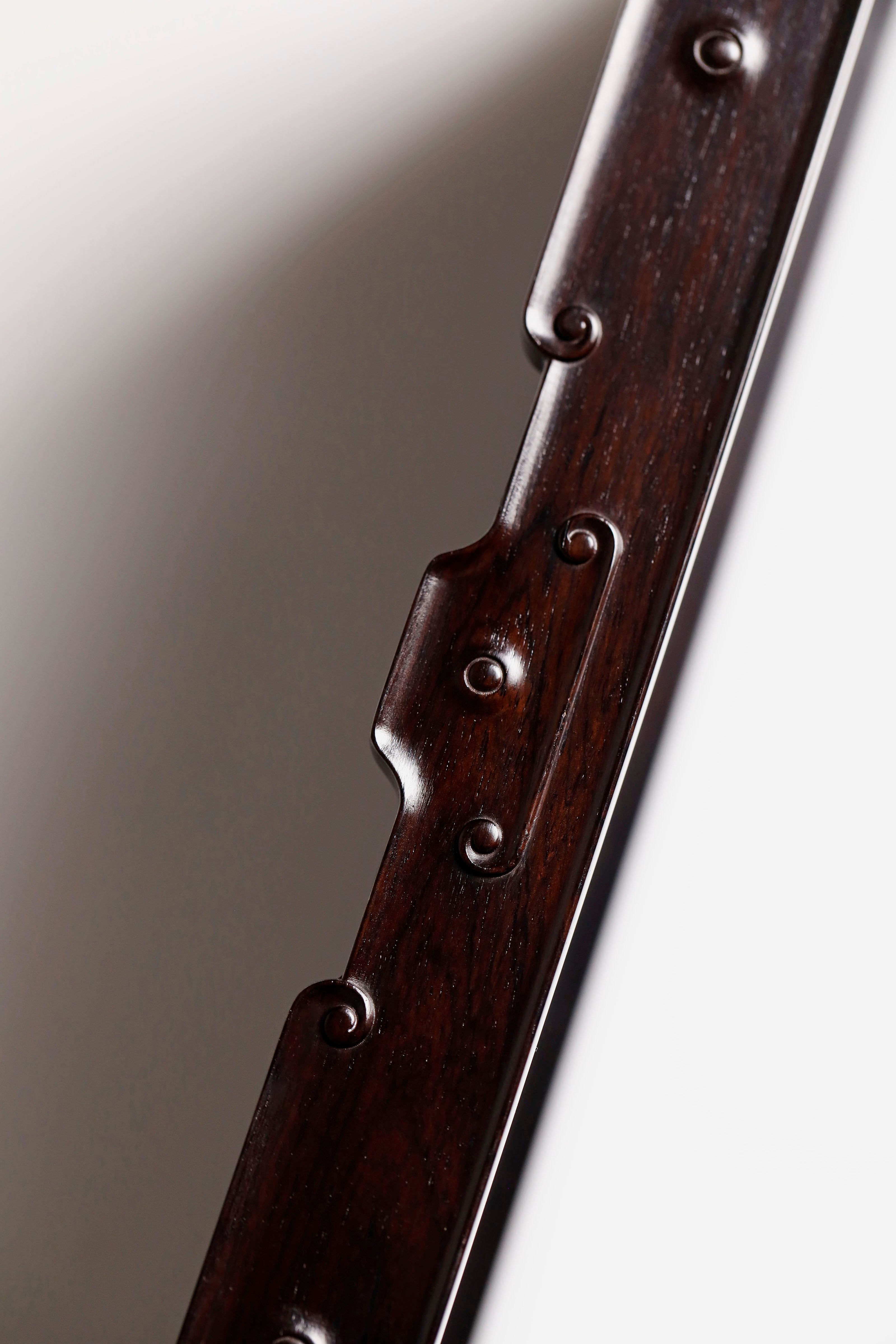 Plain purple sandalwood tray