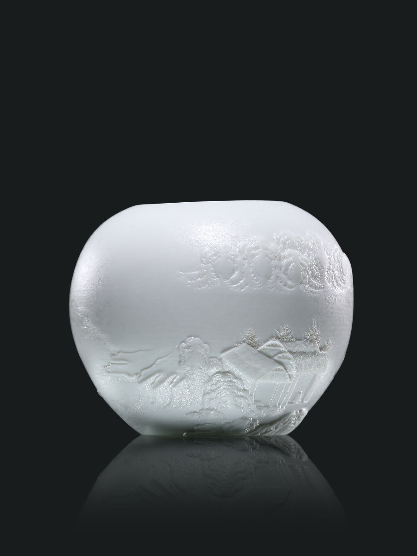 Dayazhai Chishan Cunshui Plain Porcelain Water Bowl