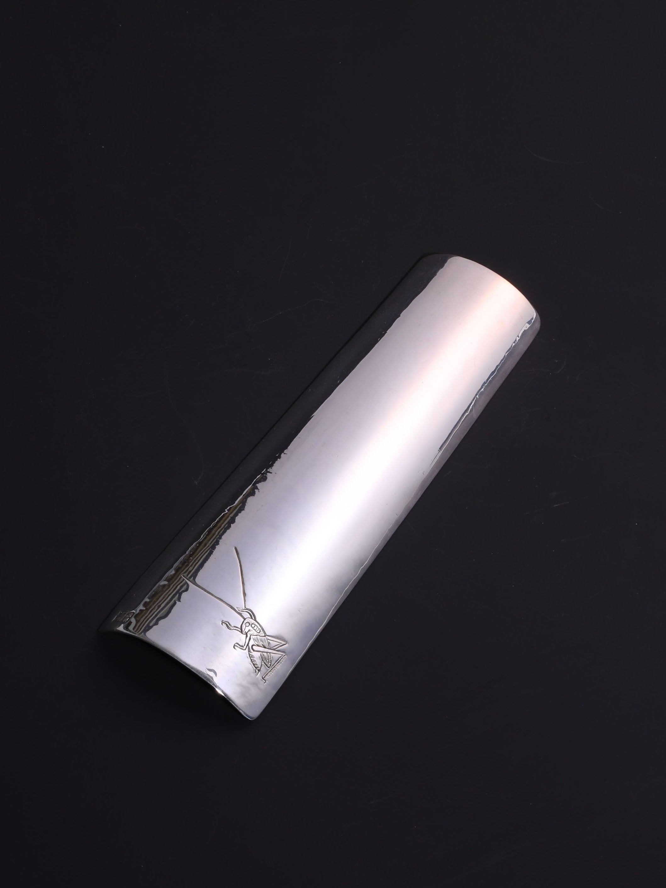 Pure silver cricket tea scoop