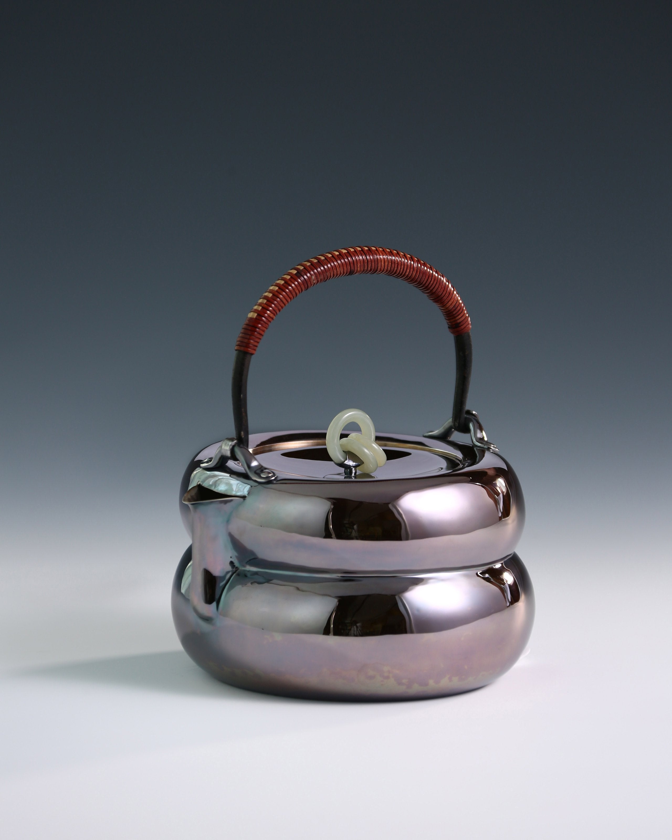 A pure silver gourd mouth produces a pure silver pot