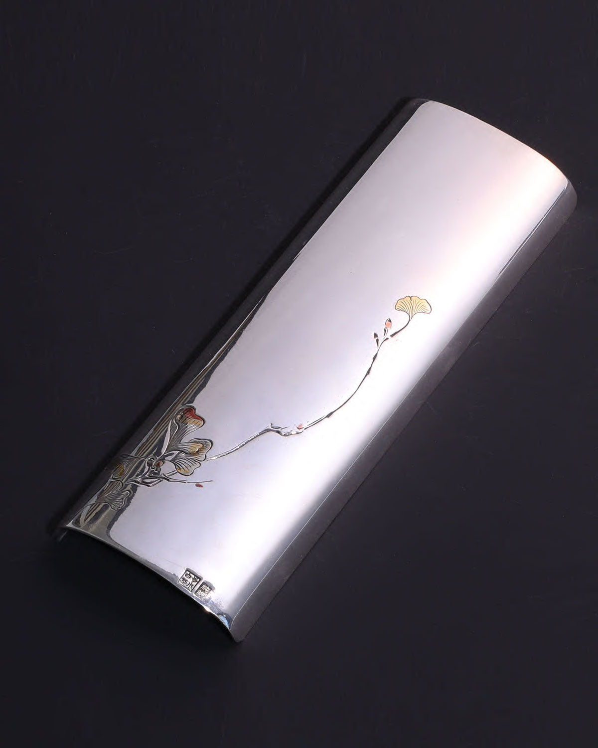 Ginkgo Tea Scoop | Pure Silver