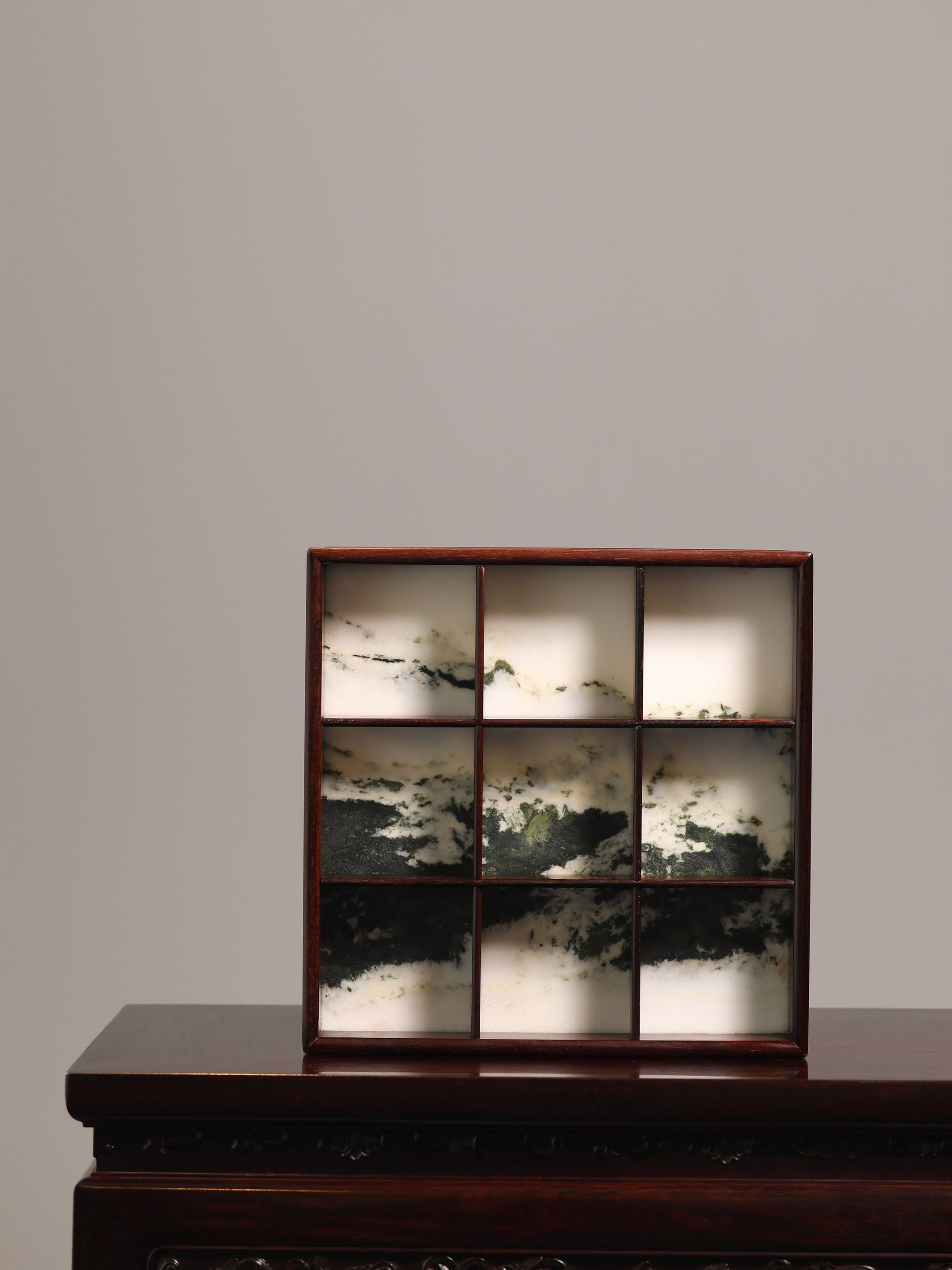 Dalbergia cochinchinensis marble base plate