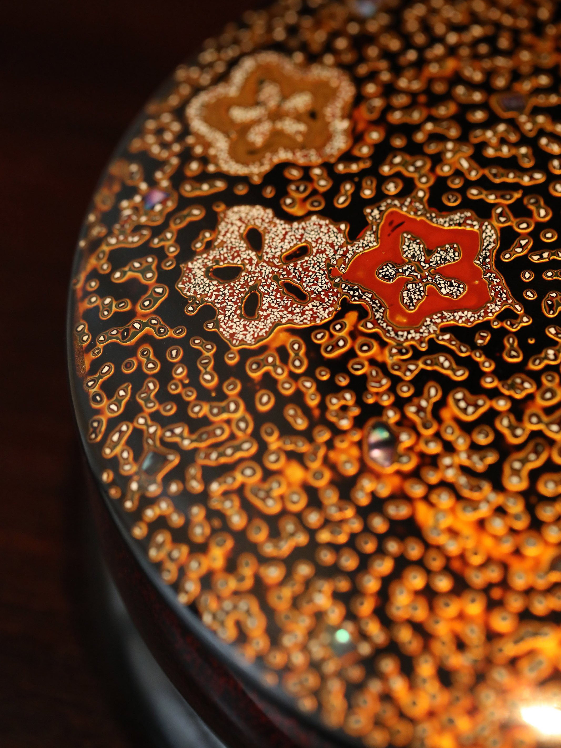Japanese lacquer tea box