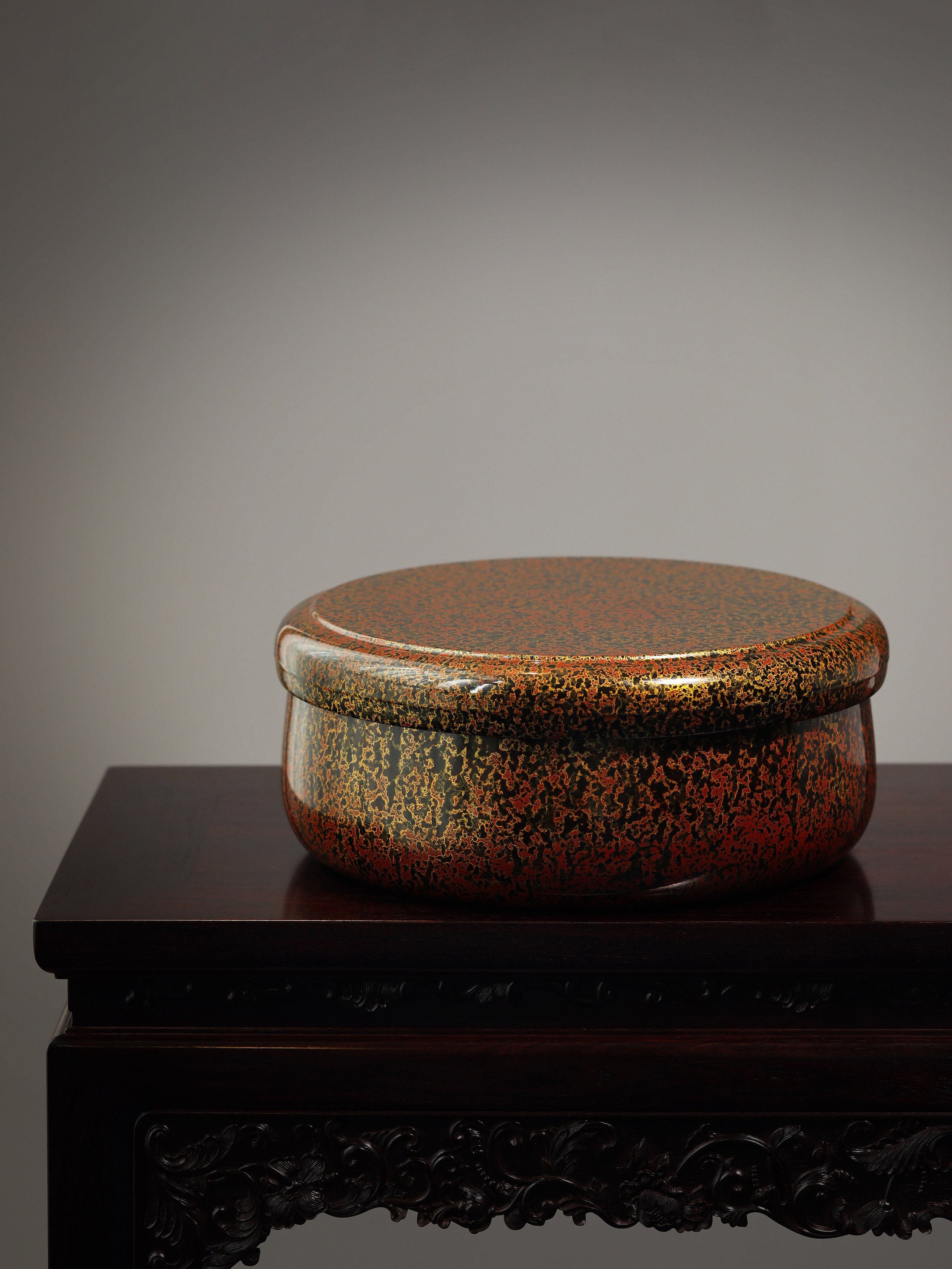Japanese lacquer tea box
