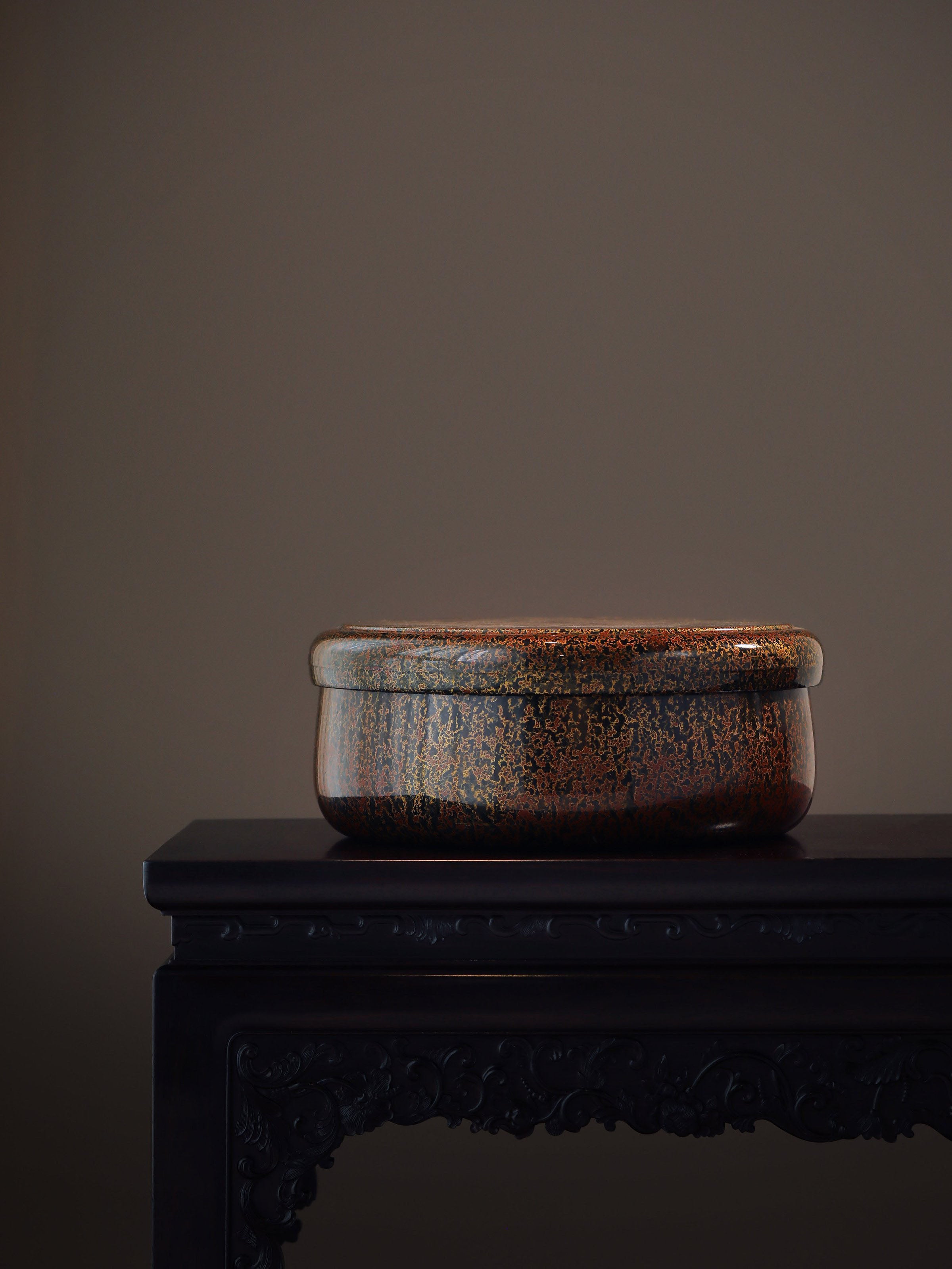 Japanese lacquer tea box