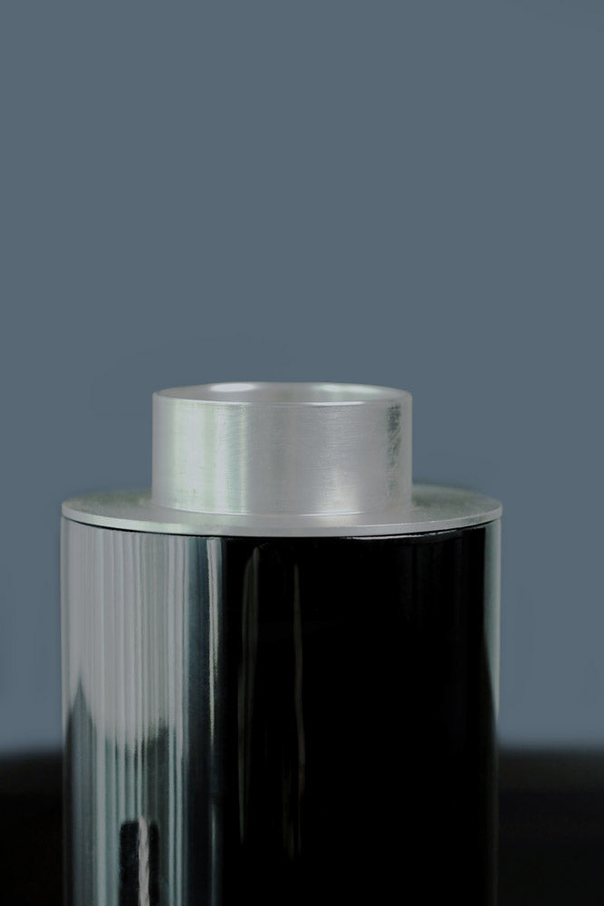 Lacquered Pure Tin Tea Caddy