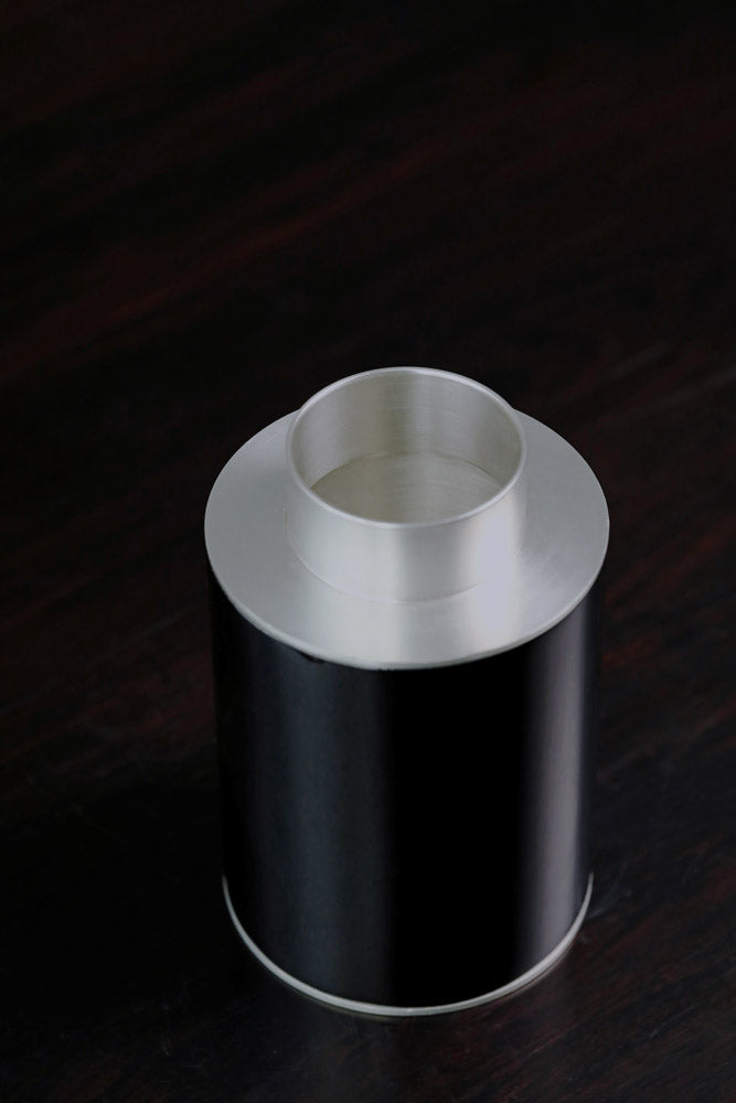 Lacquered Pure Tin Tea Caddy