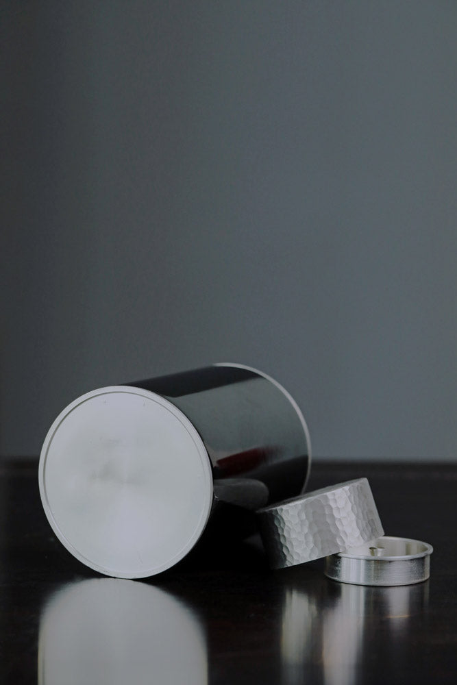 Lacquered Pure Tin Tea Caddy