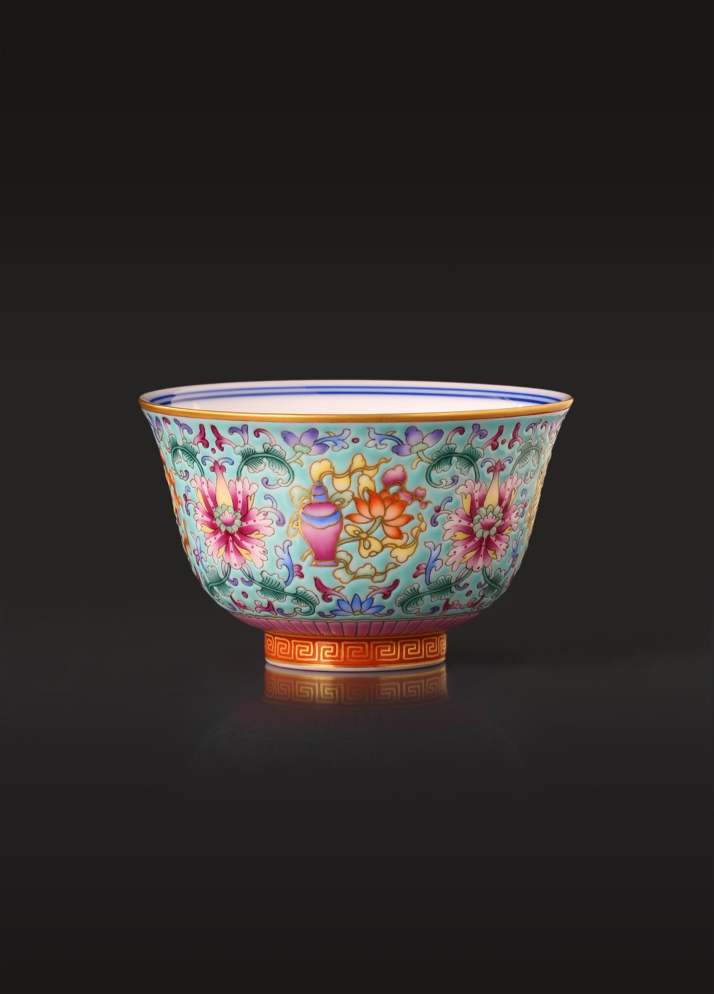 Dayazhai Enamel Eight Treasures Flamed Cup
