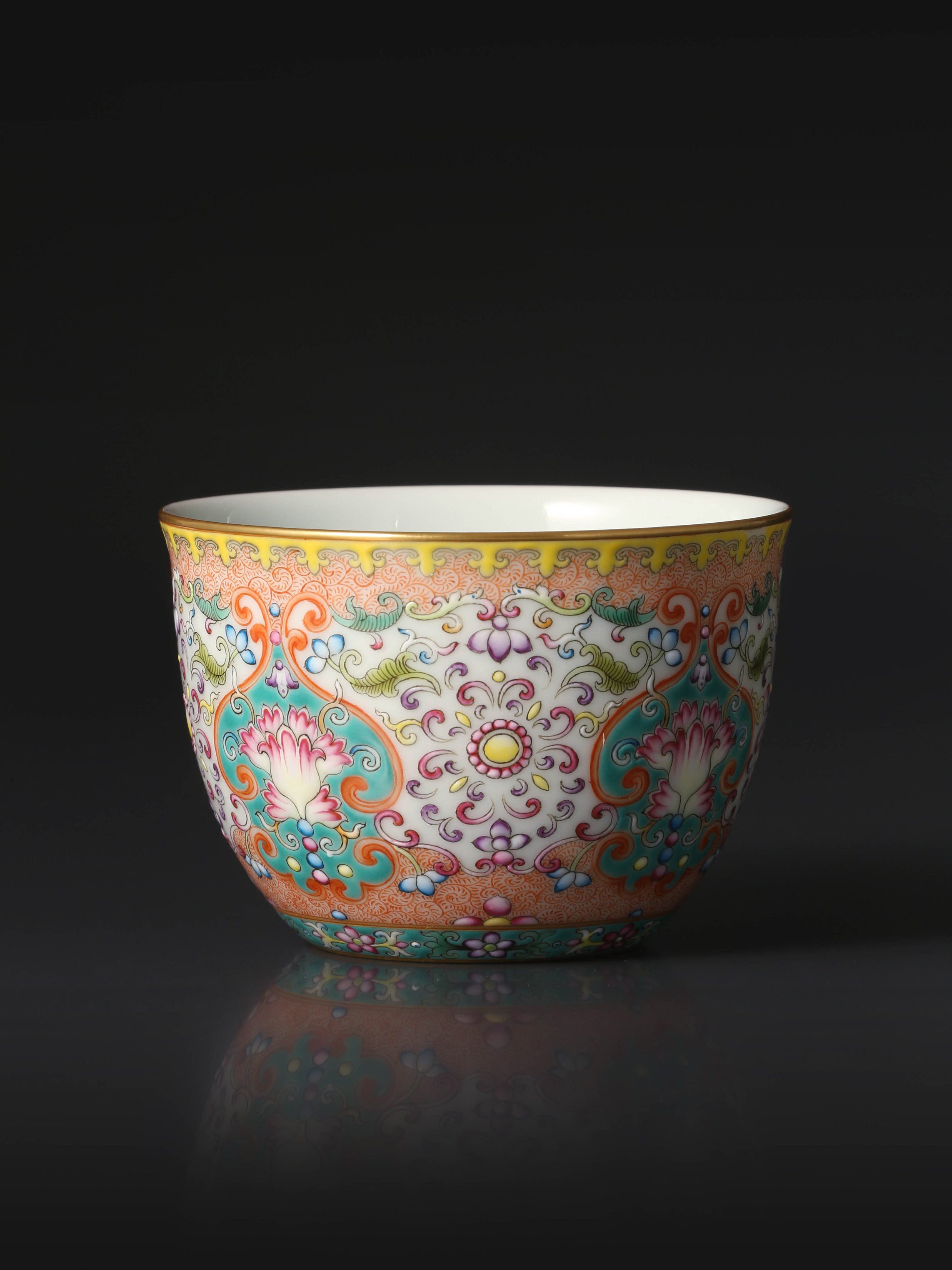 Dayazhai Enamel Flower Jar Cup