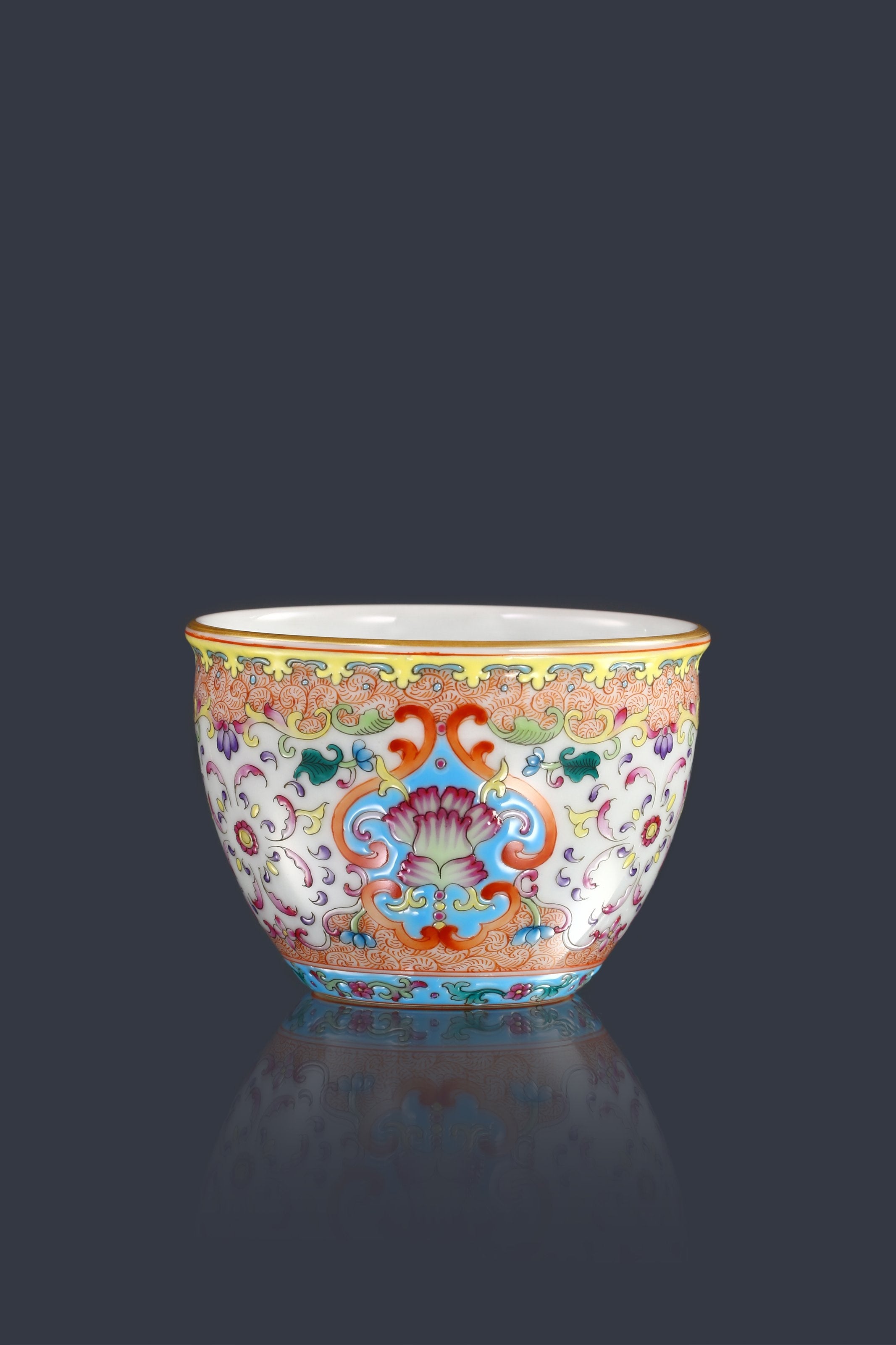 Dayazhai Enamel Flower Jar Cup
