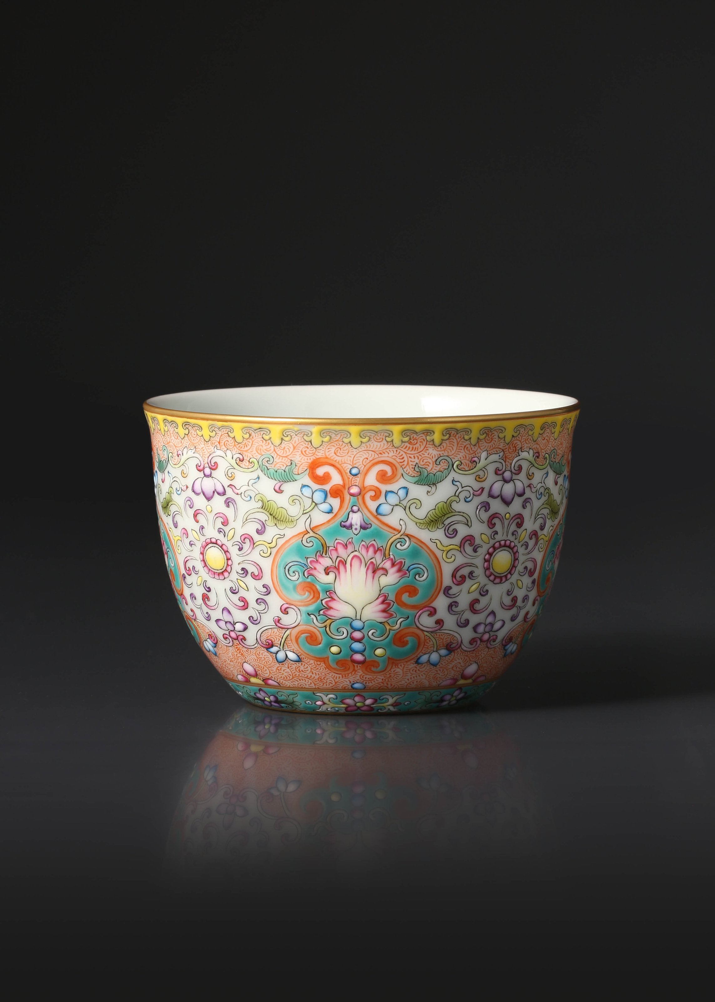 Dayazhai Enamel Flower Jar Cup