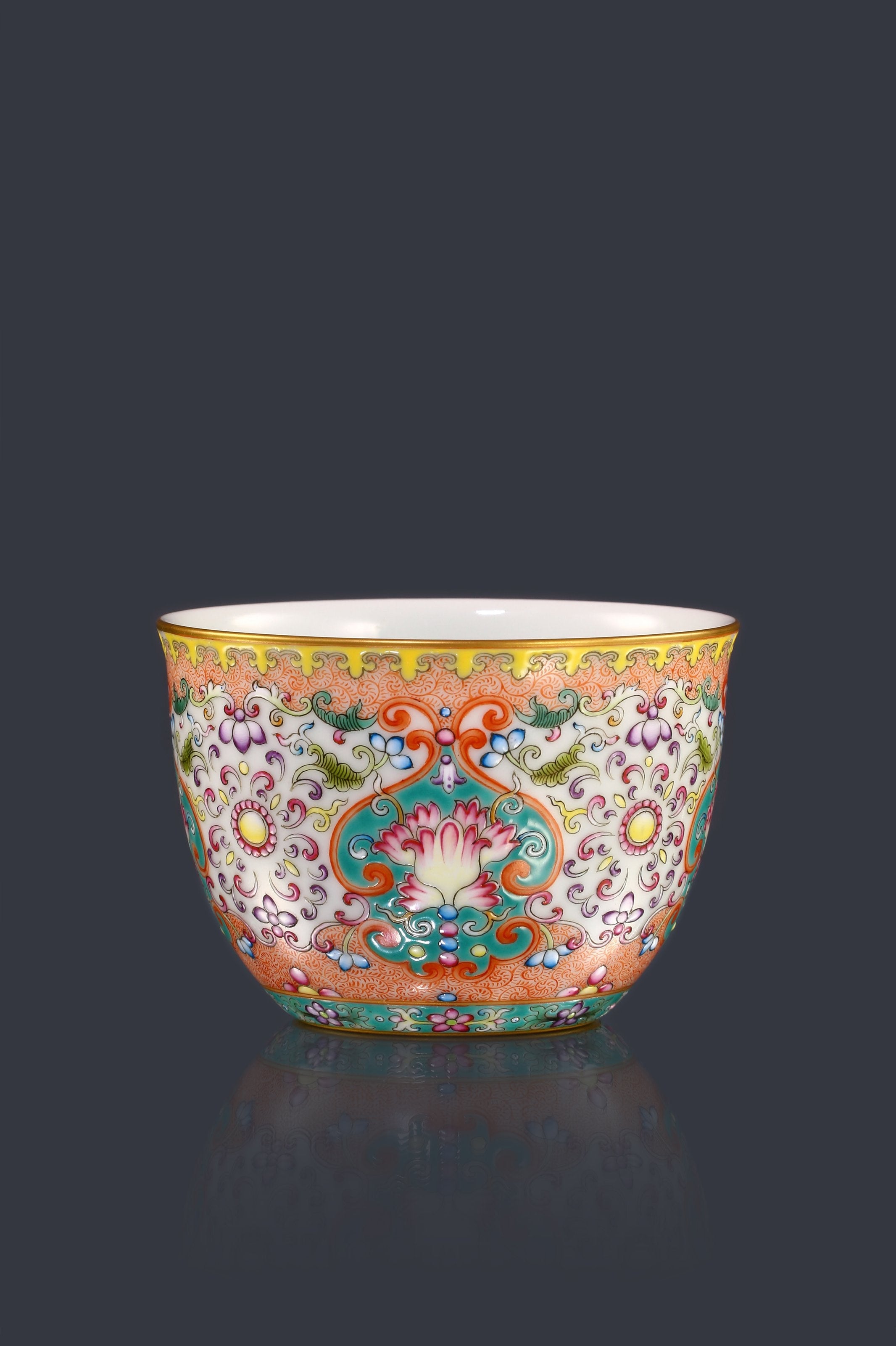 Dayazhai Enamel Flower Jar Cup