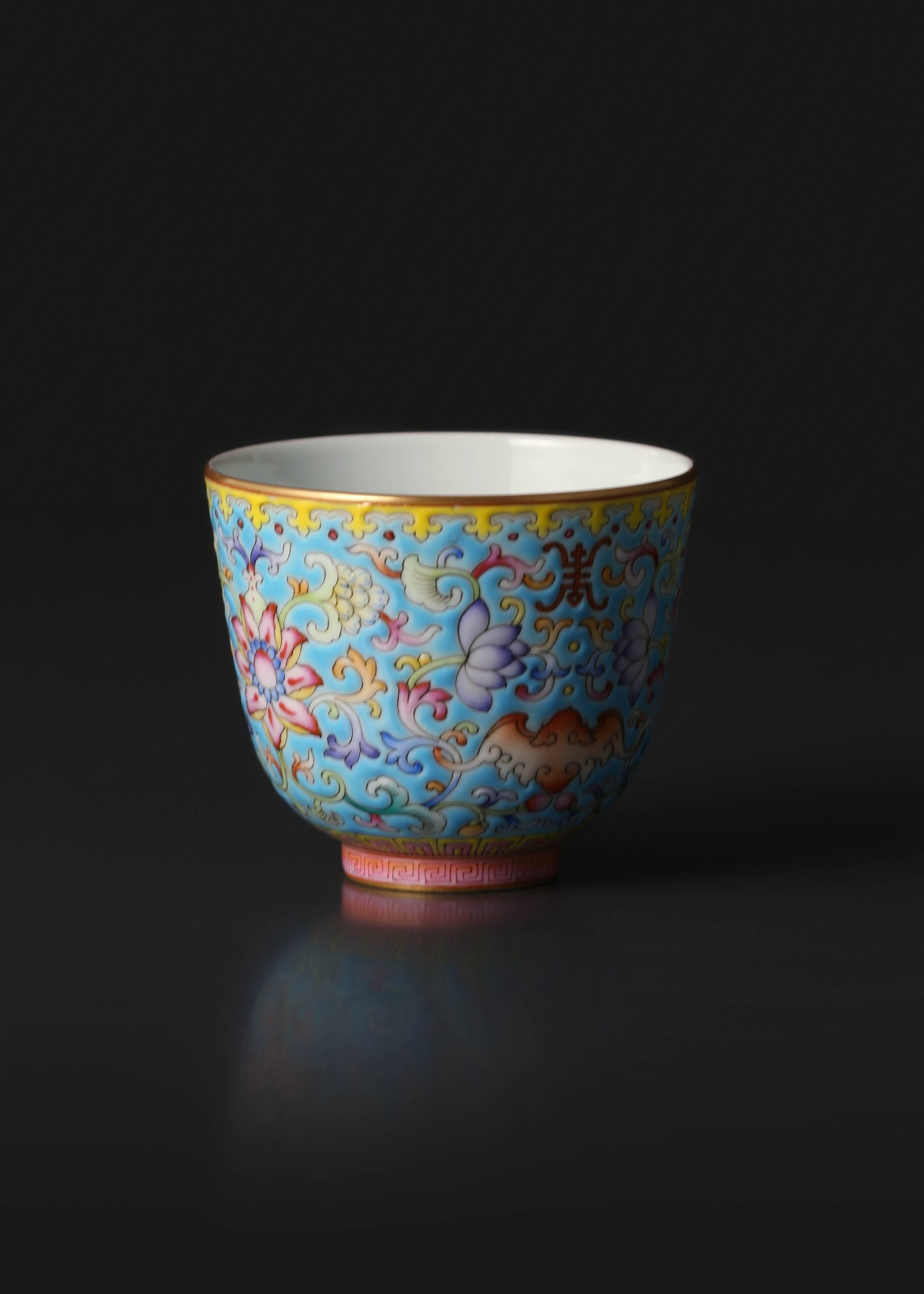 Dayazhai Enamel Lotus Seed Cup
