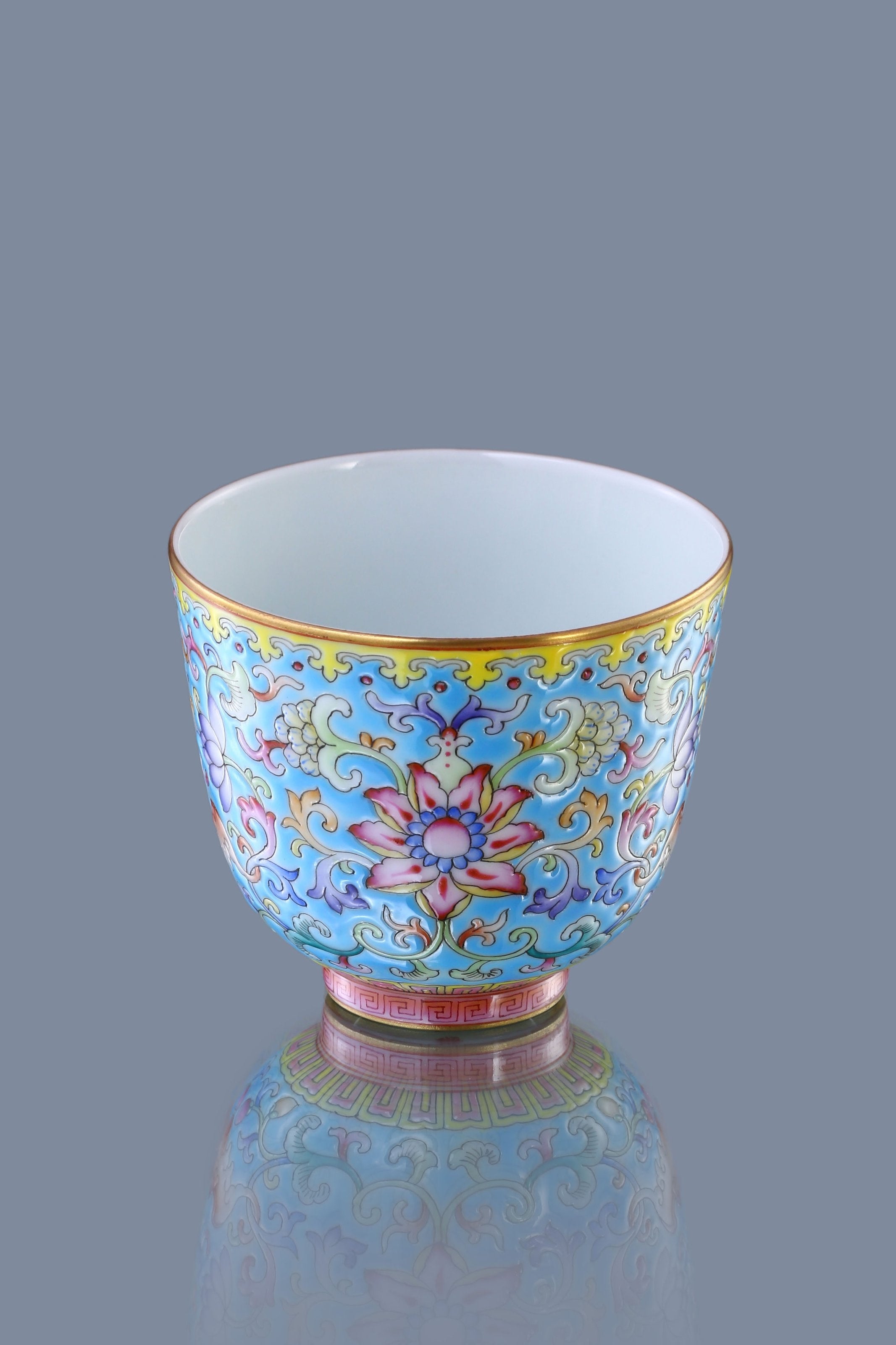 Dayazhai Enamel Lotus Seed Cup