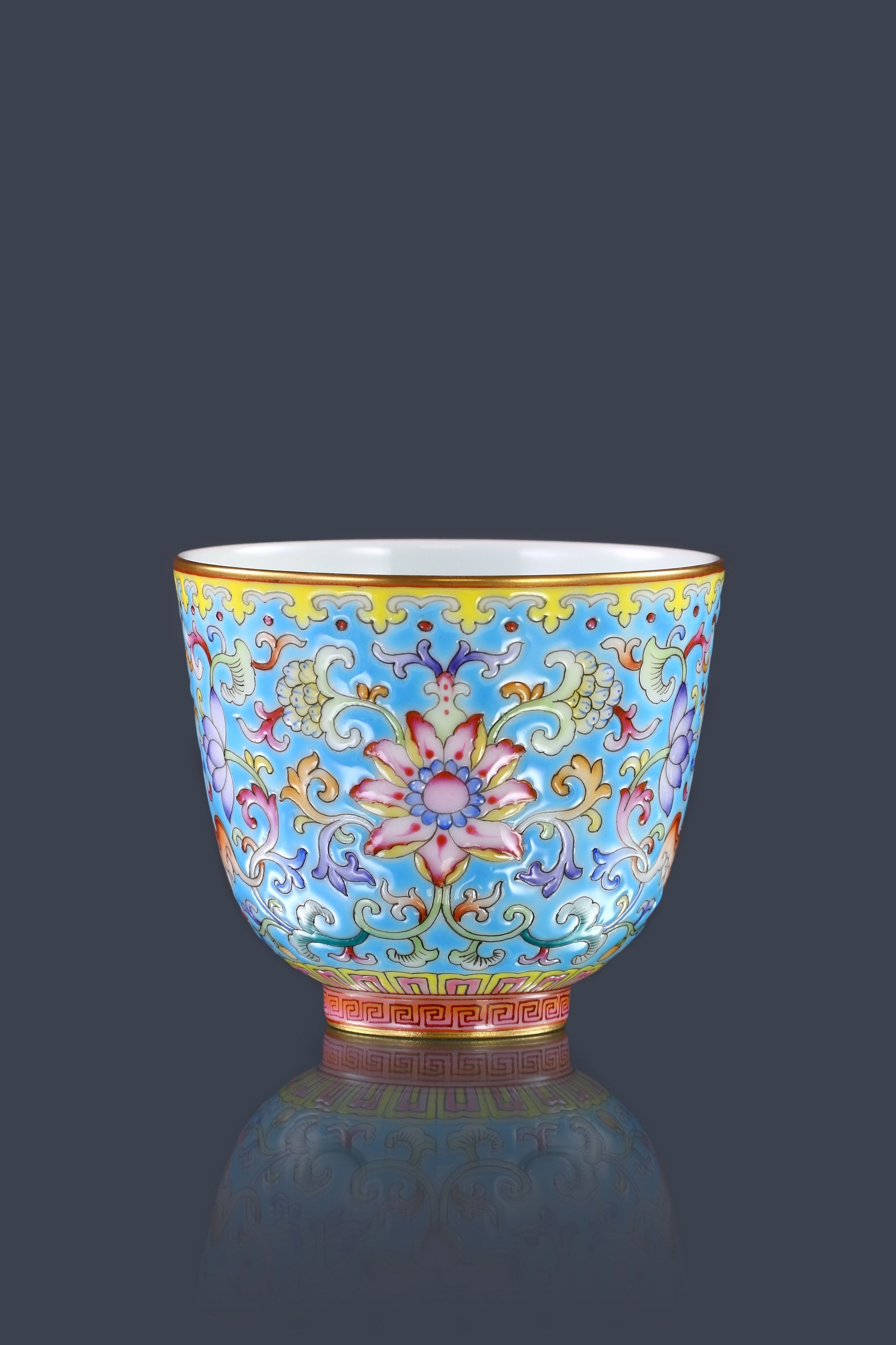 Dayazhai Enamel Lotus Seed Cup