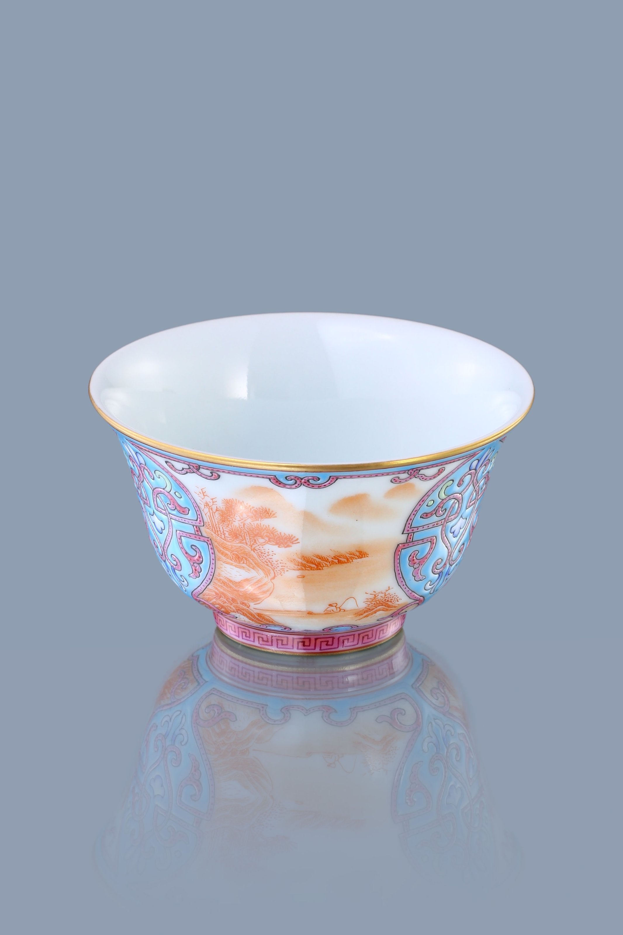 Dayazhai Enamel Landscape Cup