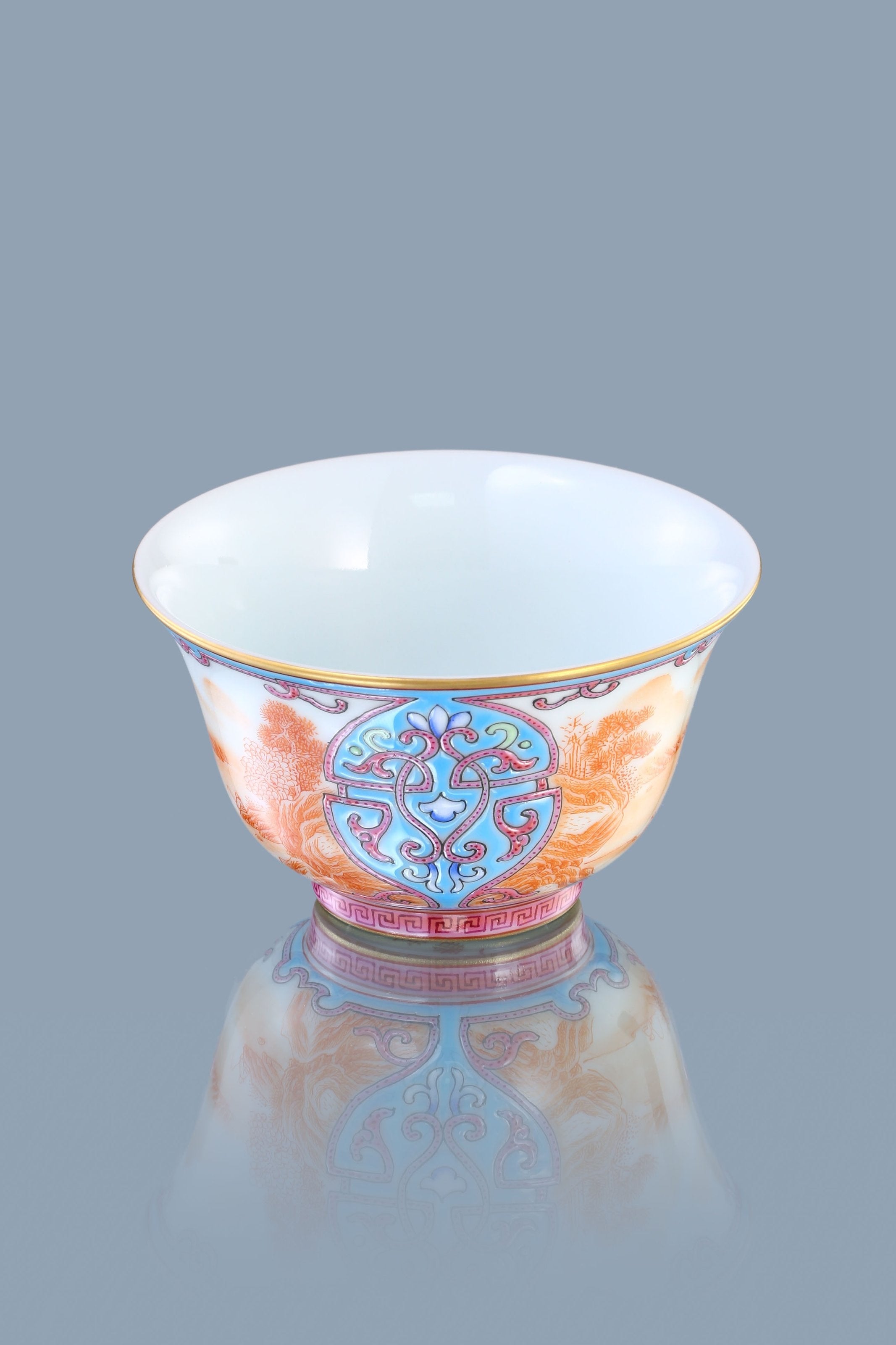 Dayazhai Enamel Landscape Cup