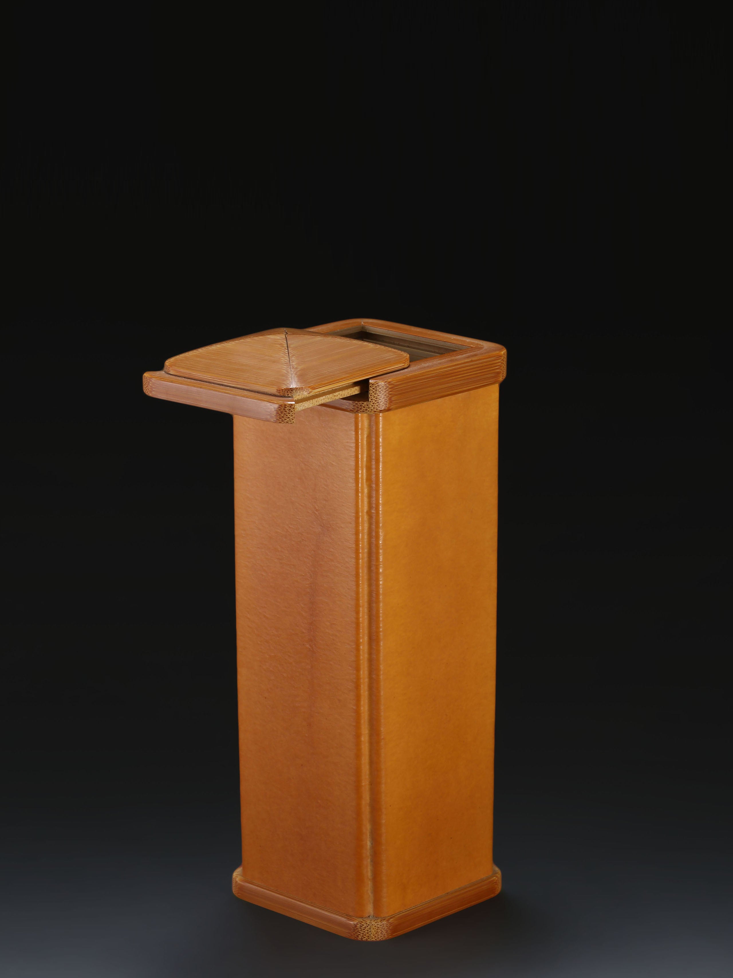 Square gourd tea canister