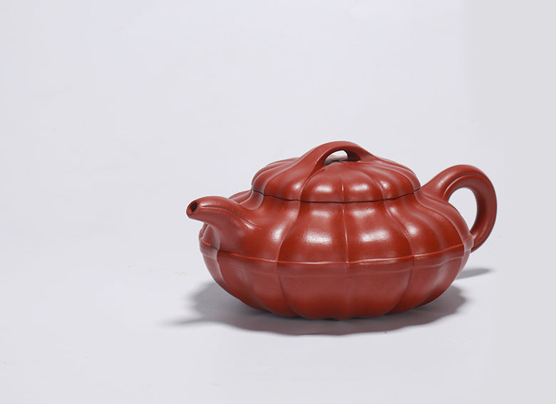 Fang Lipin Huanglongshan Cinnabar Mine Thread Round Teapot