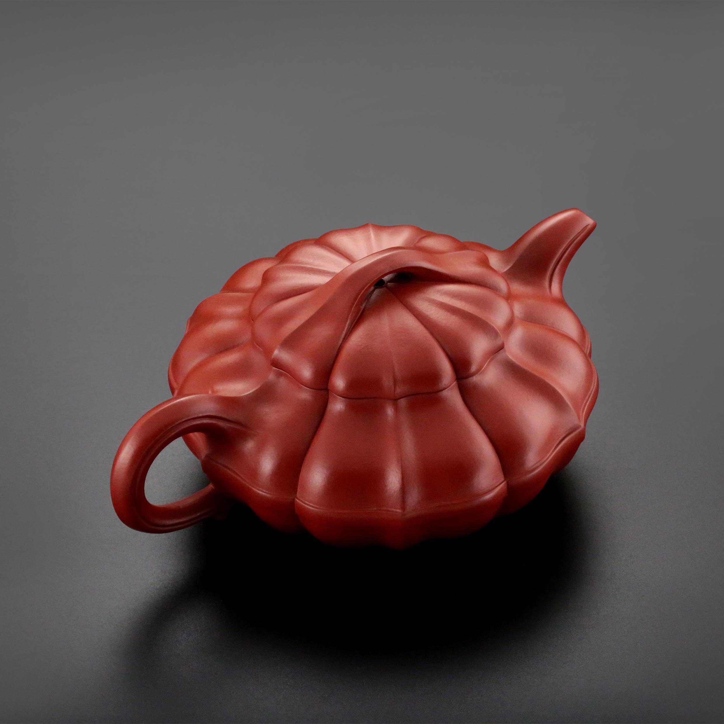 Fang Lipin Huanglongshan Cinnabar Mine Thread Round Teapot