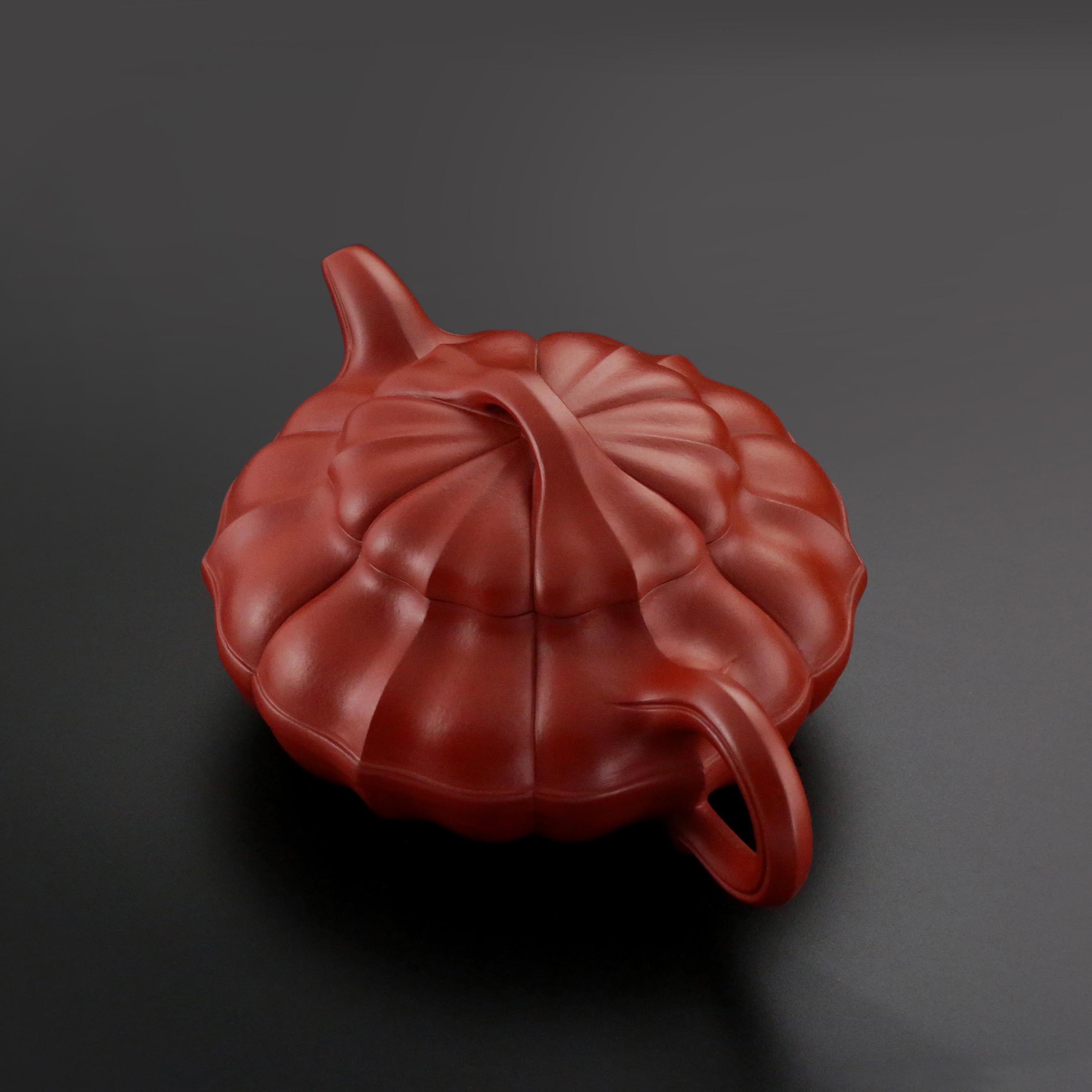 Fang Lipin Huanglongshan Cinnabar Mine Thread Round Teapot
