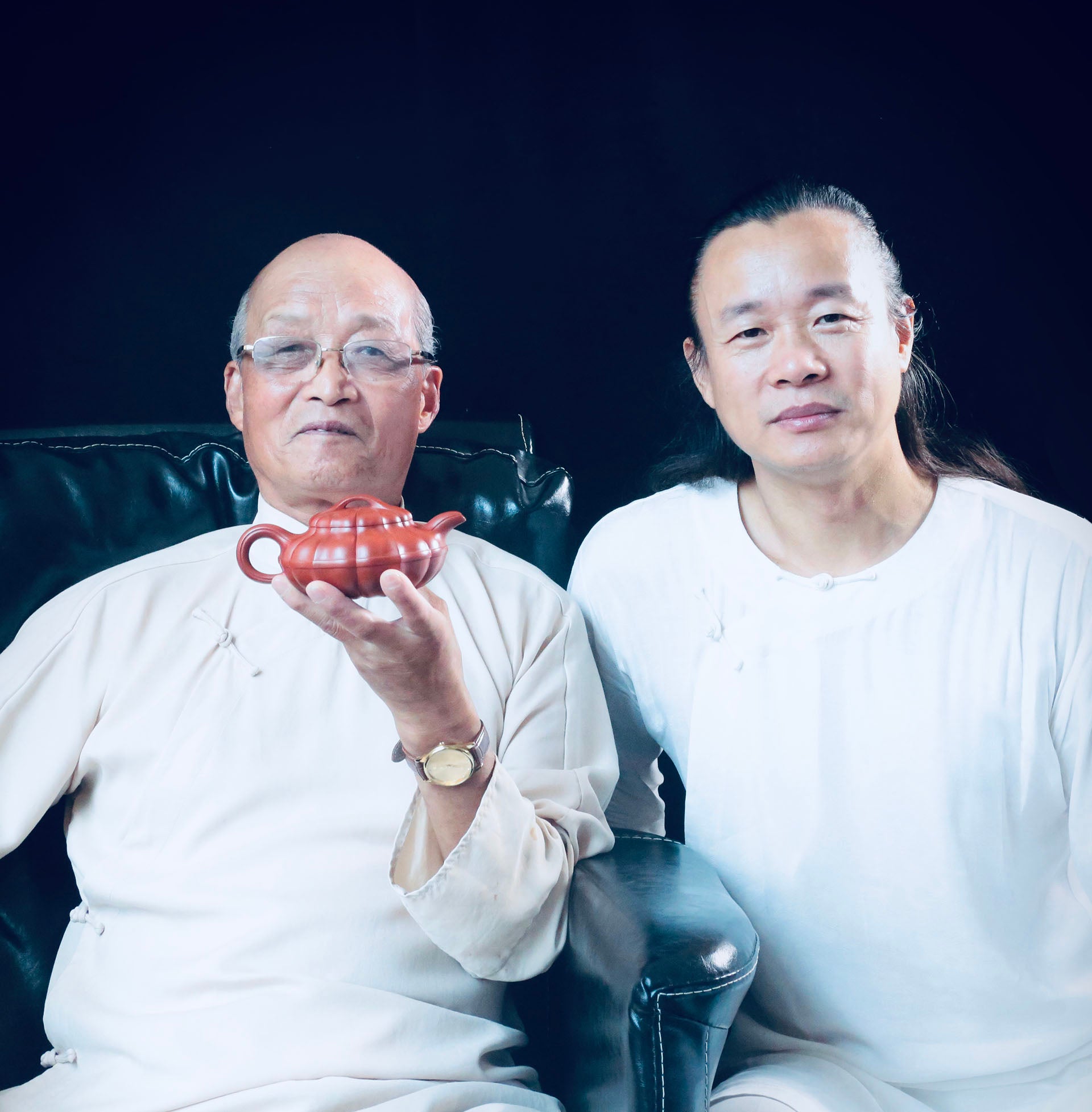 Fang Lipin Huanglongshan Cinnabar Mine Thread Round Teapot