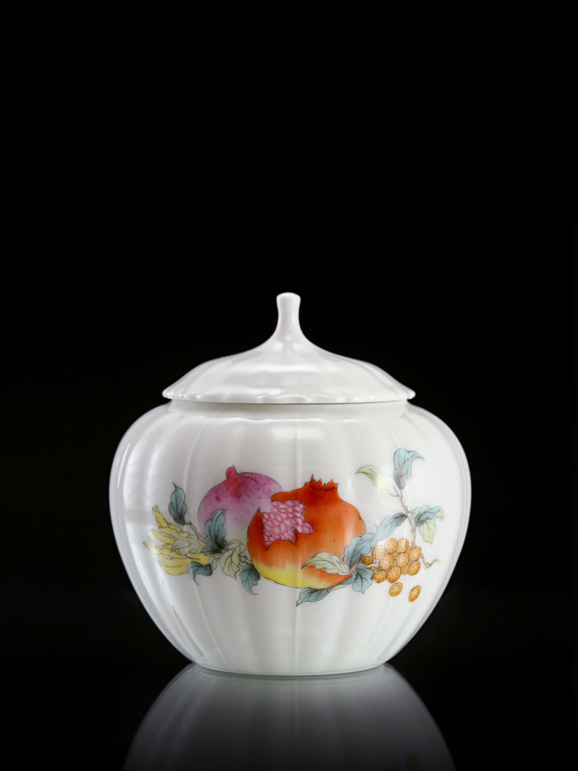 Many Children, Many Blessings: Famille Rose Teapot/Tea Compartment