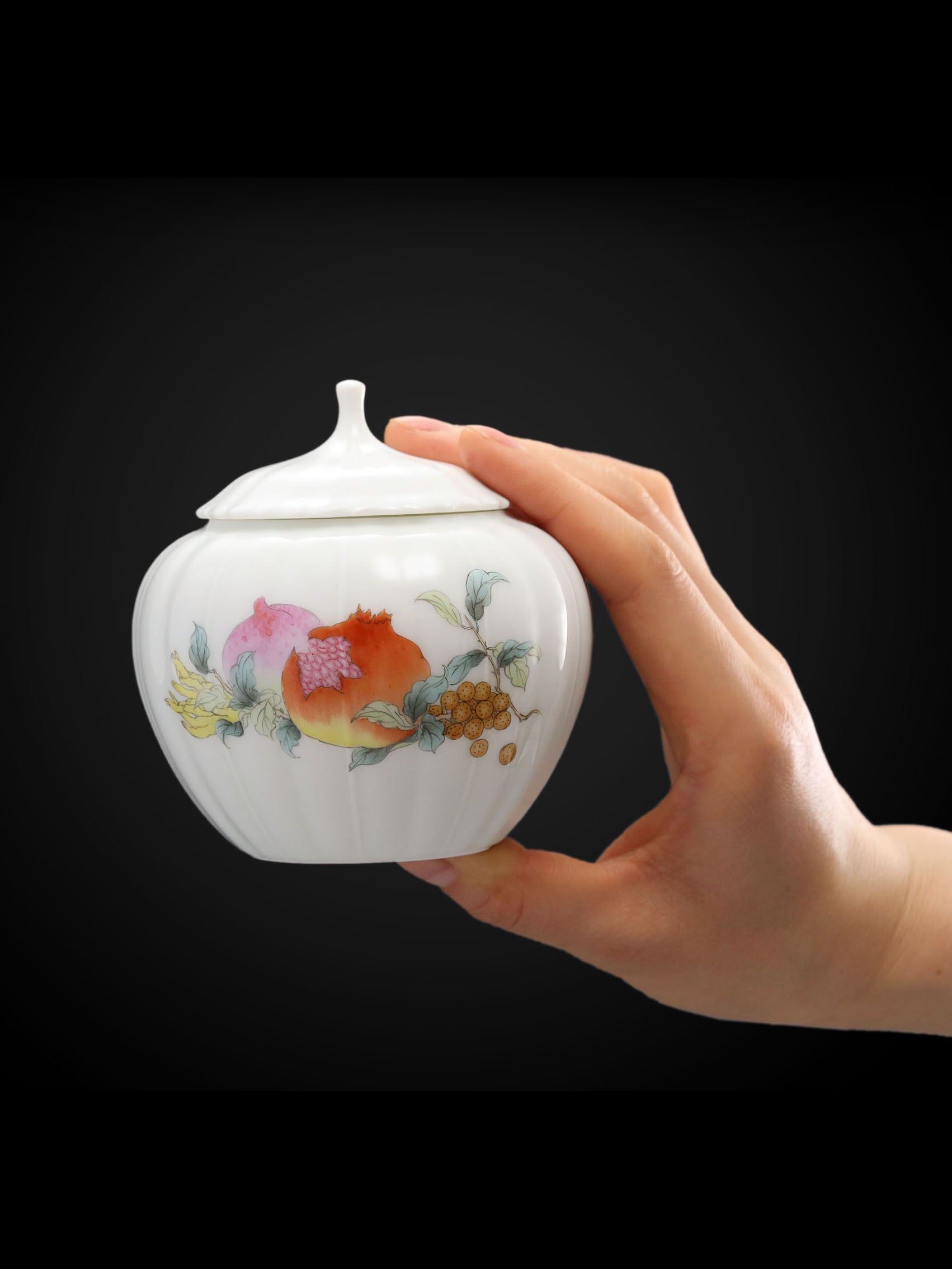 Many Children, Many Blessings: Famille Rose Teapot/Tea Compartment