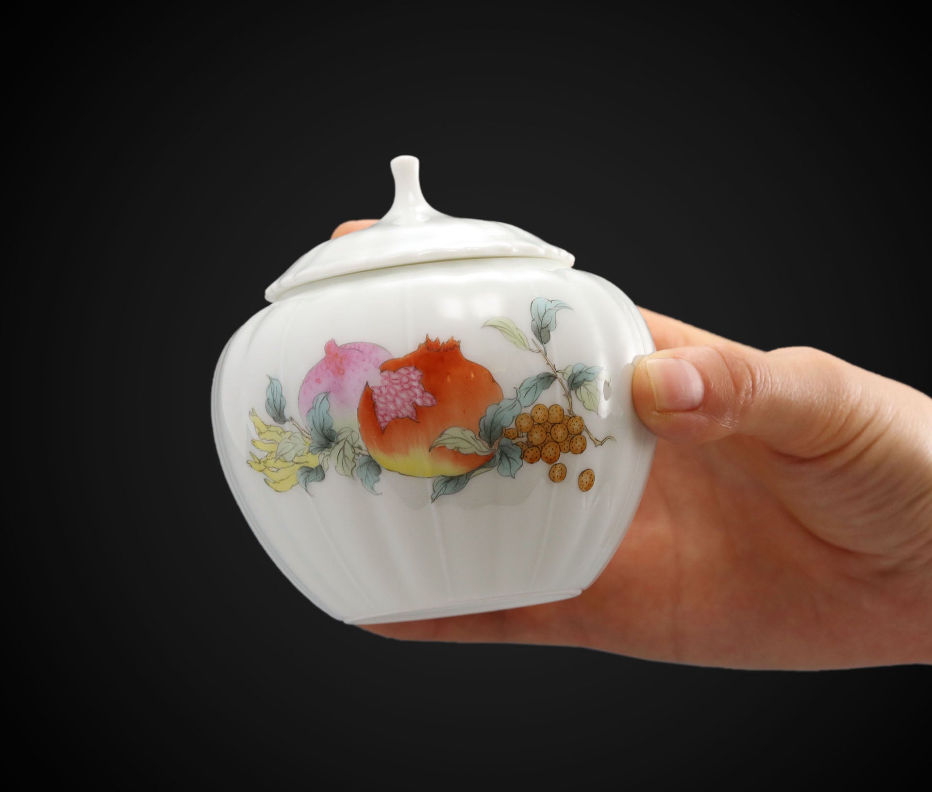 Many Children, Many Blessings: Famille Rose Teapot/Tea Compartment