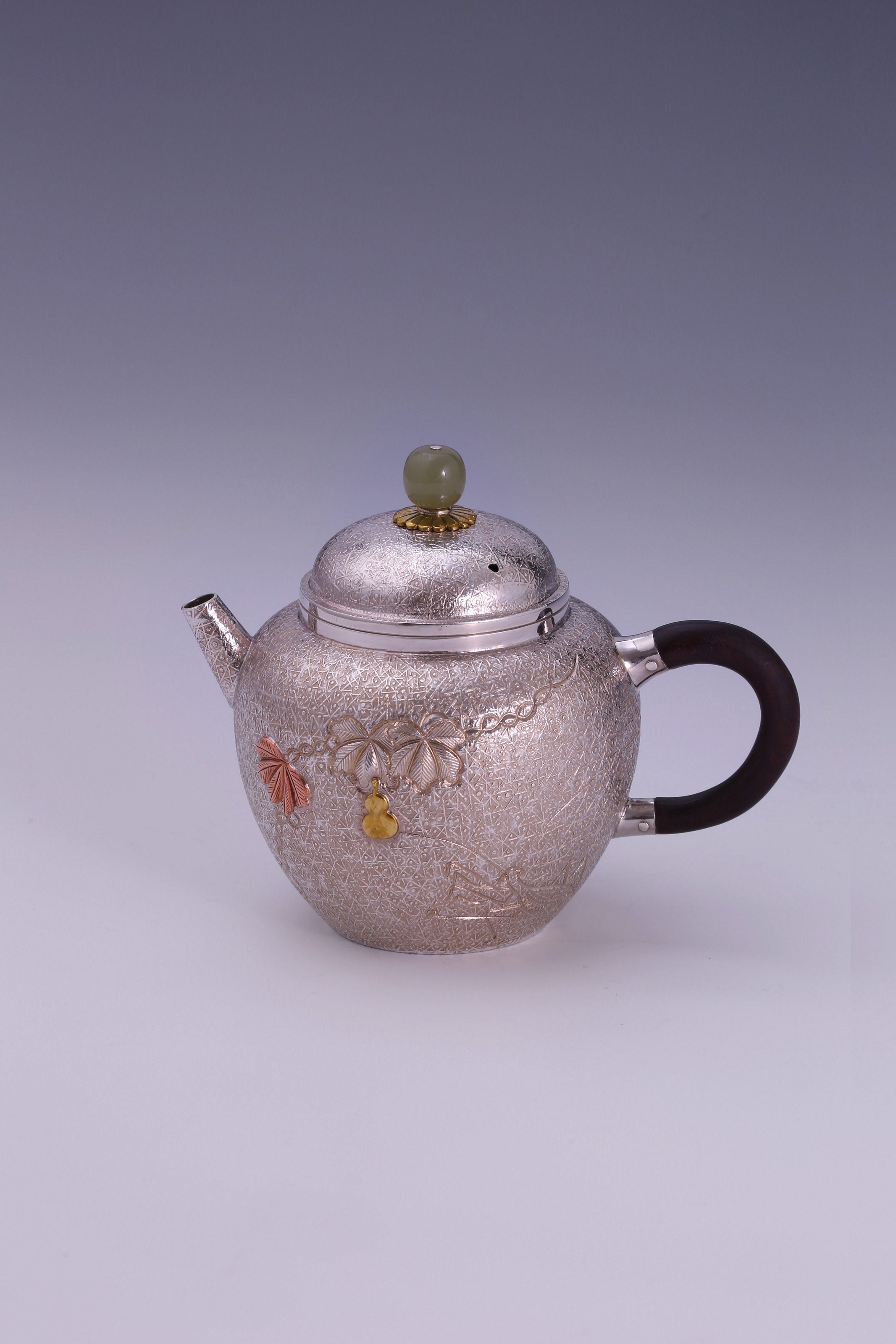 Fulu pure silver teapot