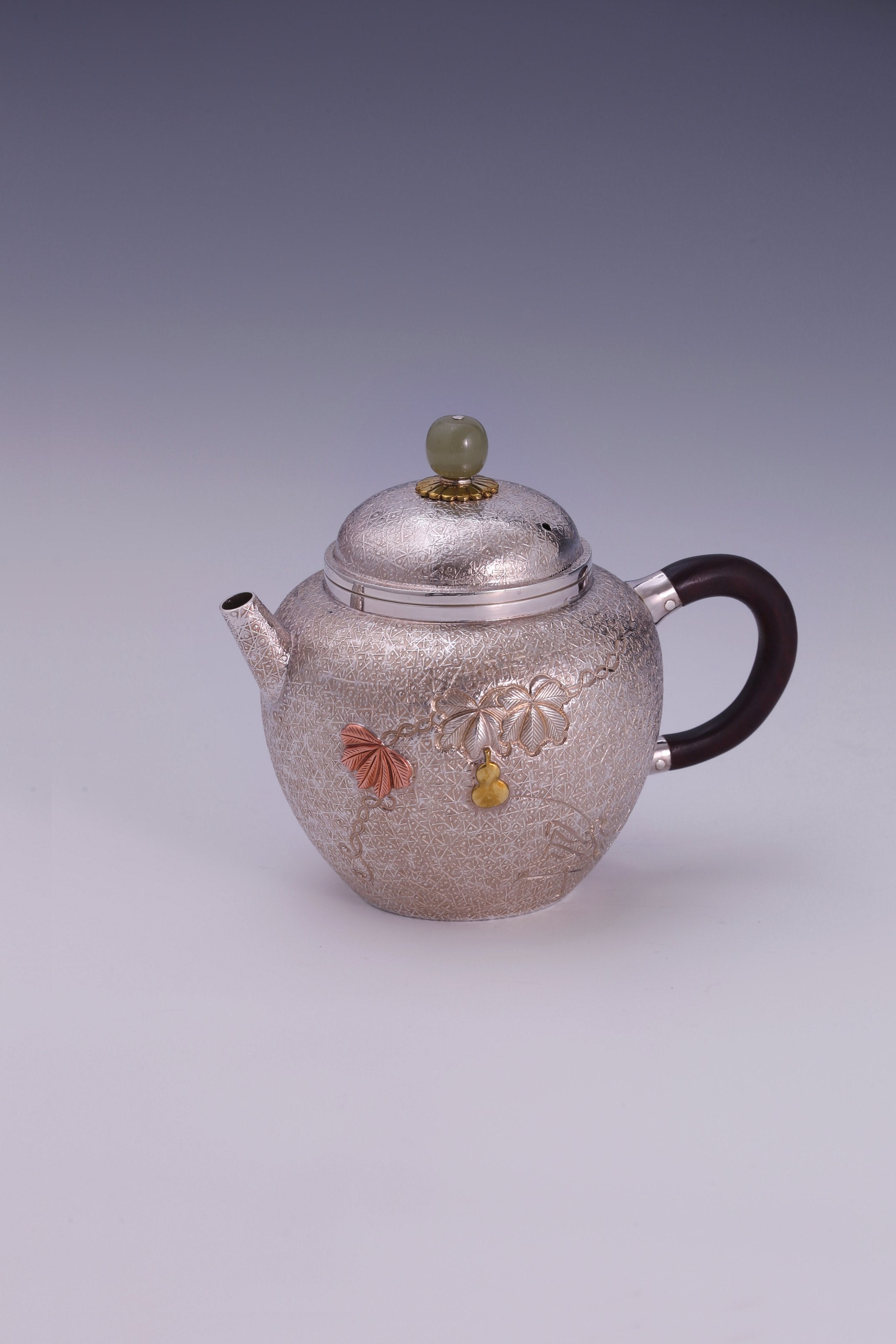 Fulu pure silver teapot