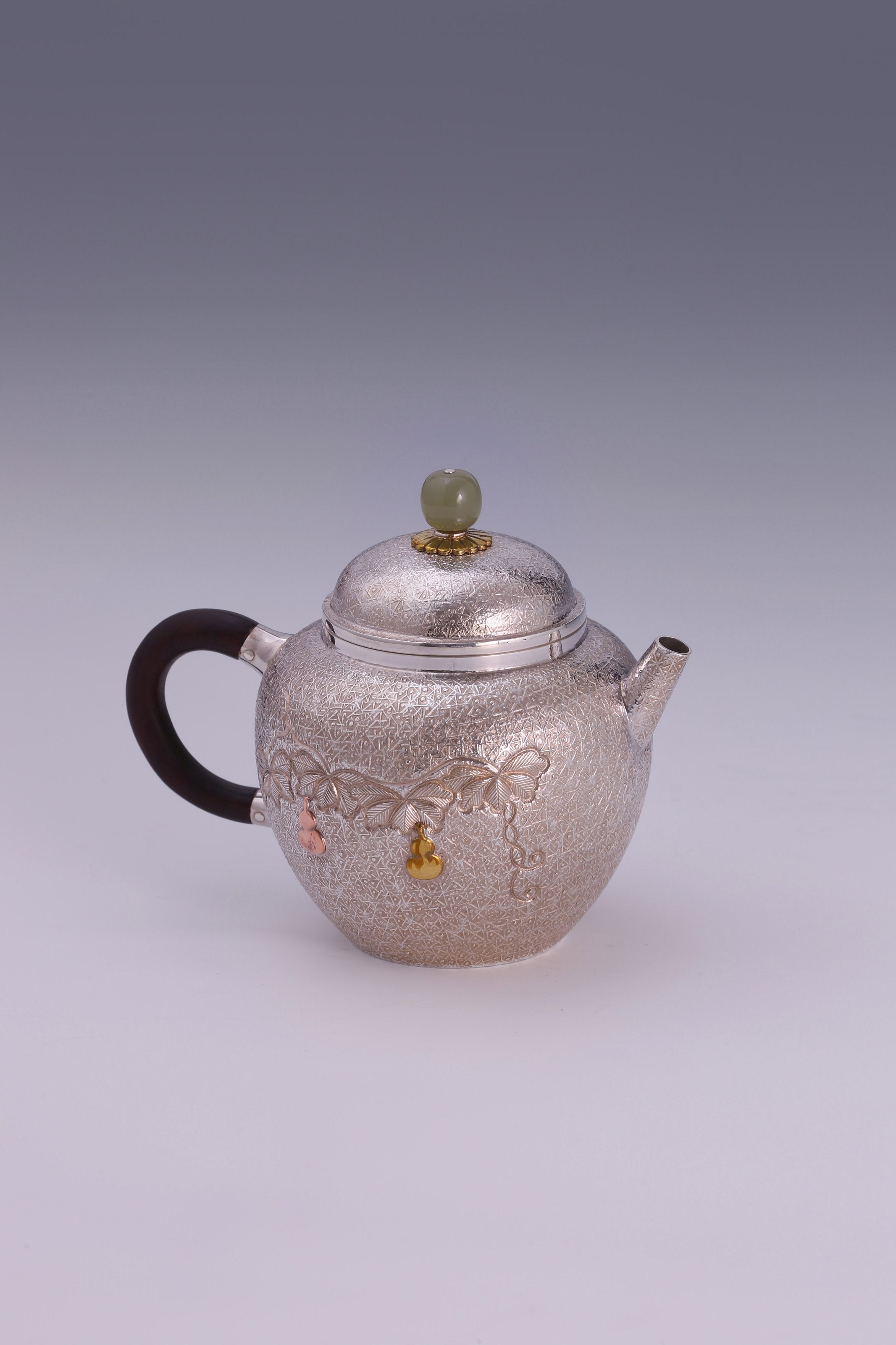 Fulu pure silver teapot